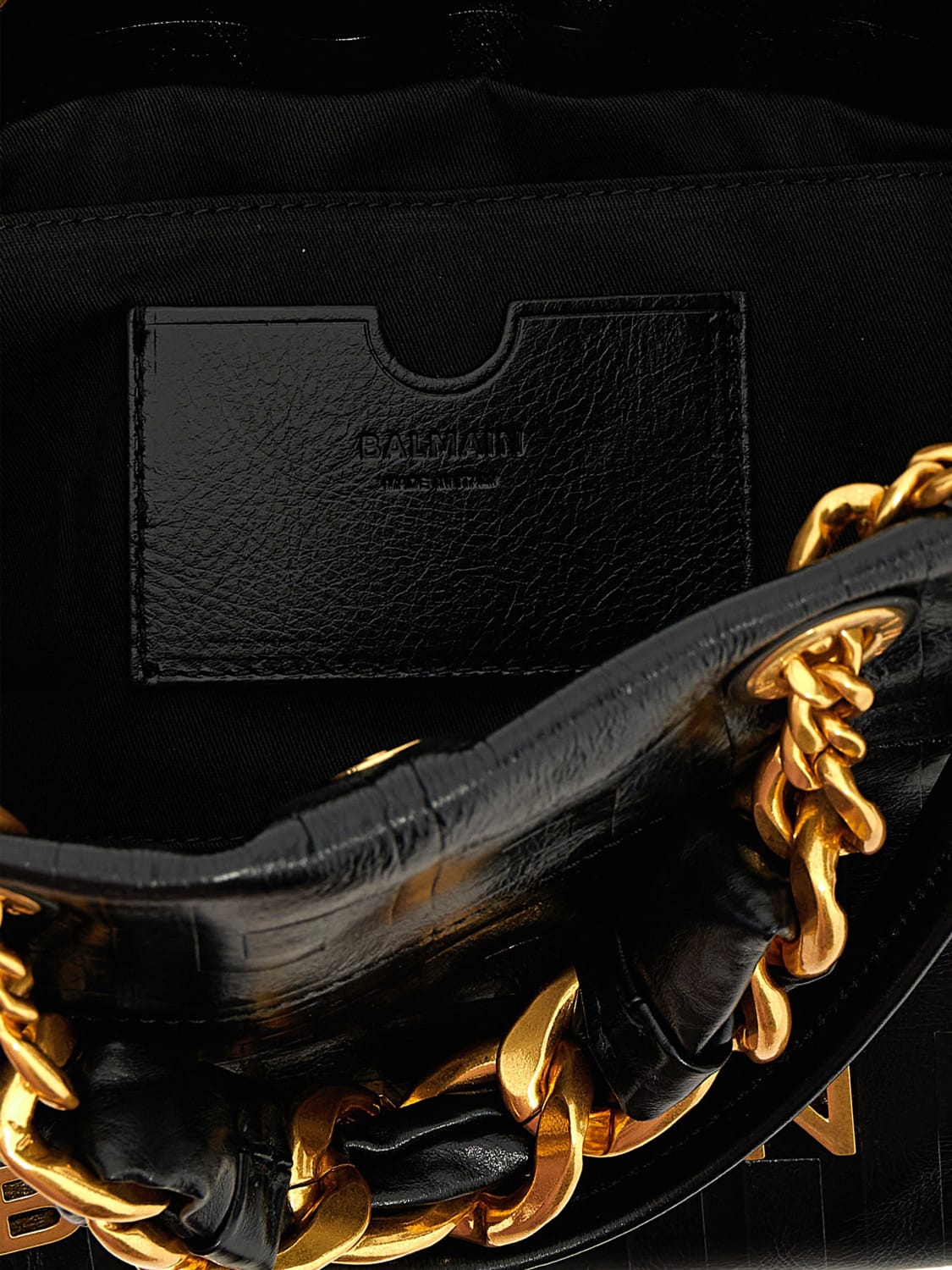 BALMAIN: Shoulder bag woman - Black | Balmain shoulder bag