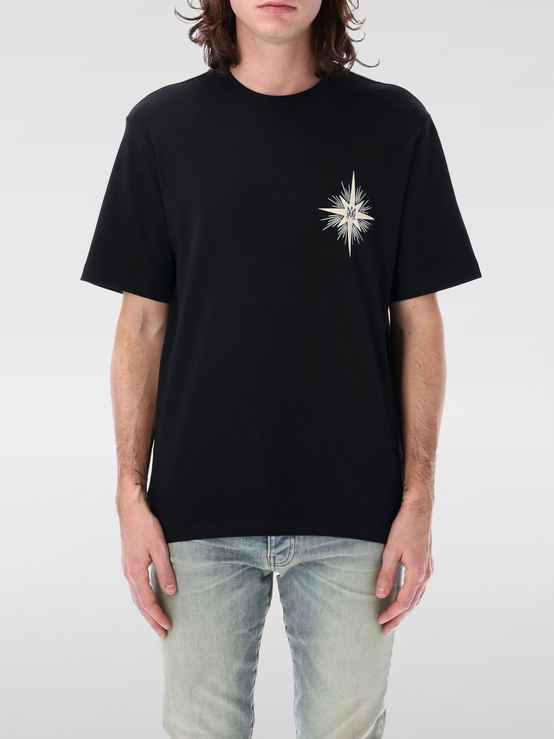 AMIRI: T-shirt men - Black | Amiri t-shirt AMJYTE1171 online