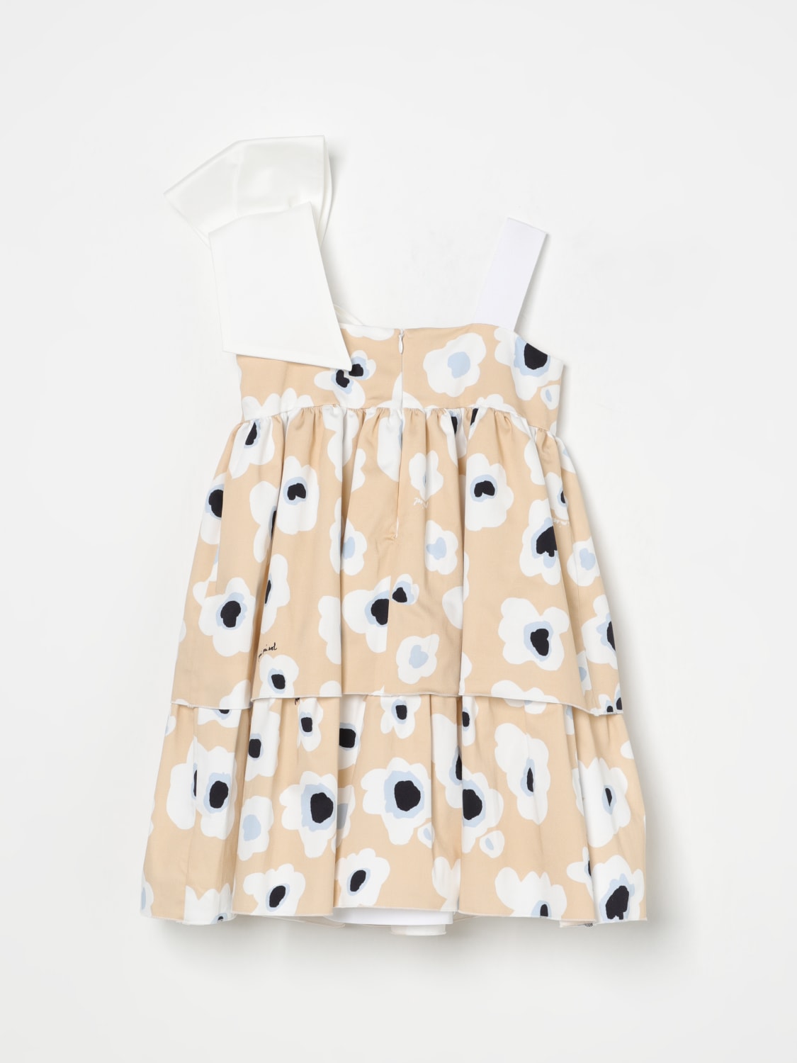 MI MI SOL KLEID: Kleid kinder Mi Mi Sol, Beige - Img 2