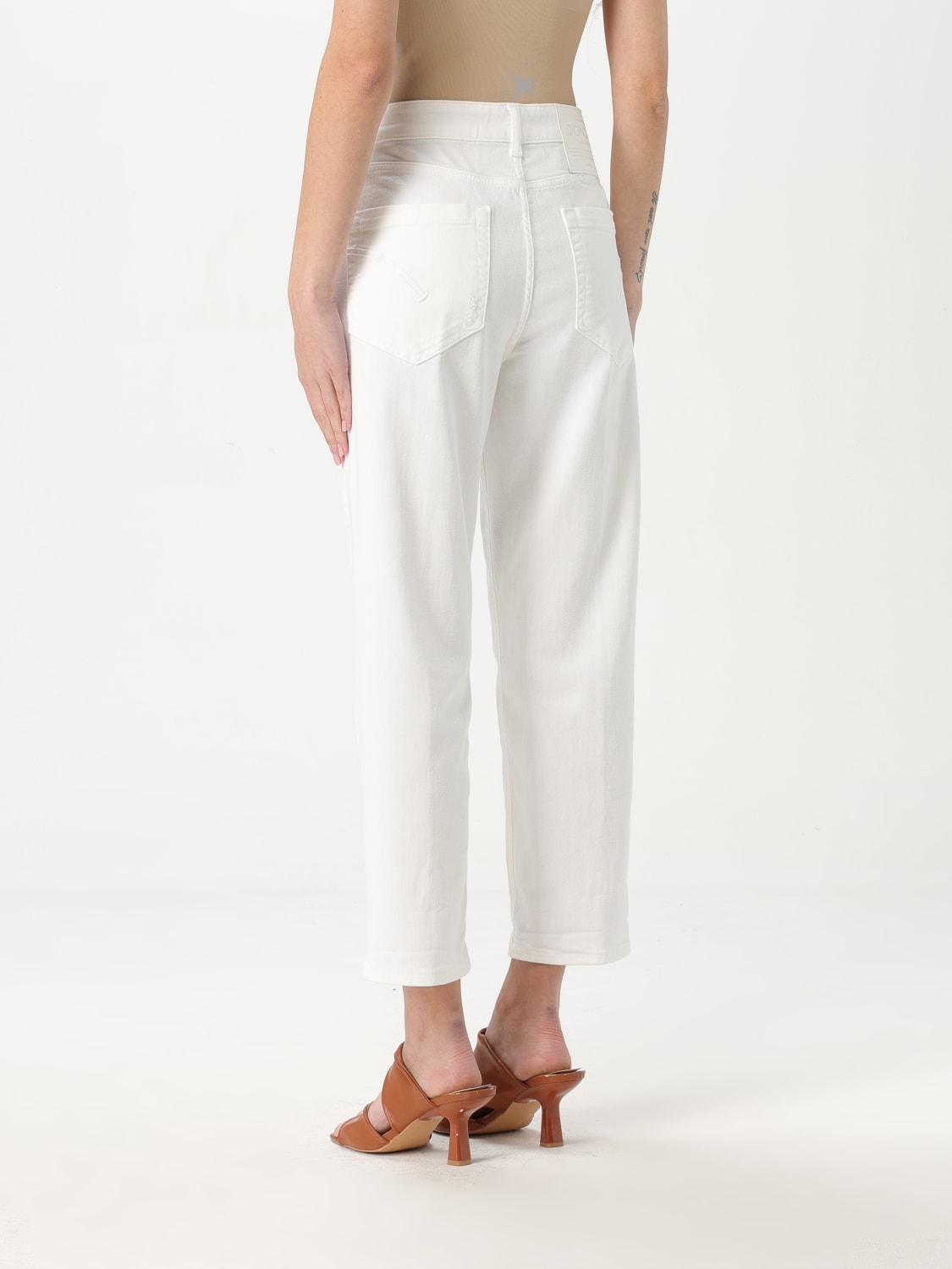 デニム・ジーパン DONDUP Woman Jeans White DP268BBS0030YX5W 000 DONDUP: Jeans woman - White | Dondup jeans DP268BBS0030YX5W