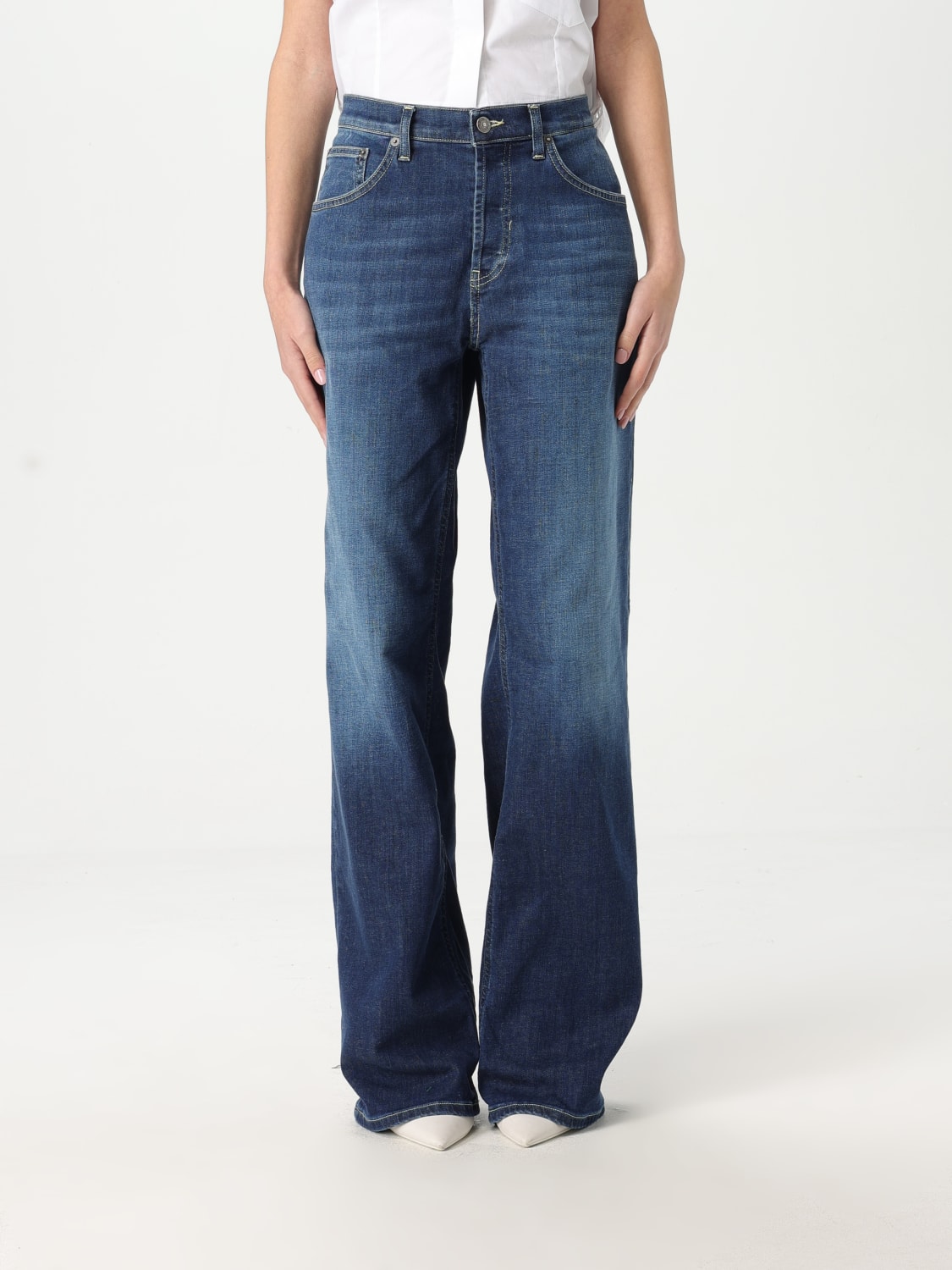 DONDUP VAQUEROS: Vaquero mujer Dondup, Azul Oscuro - Img 1