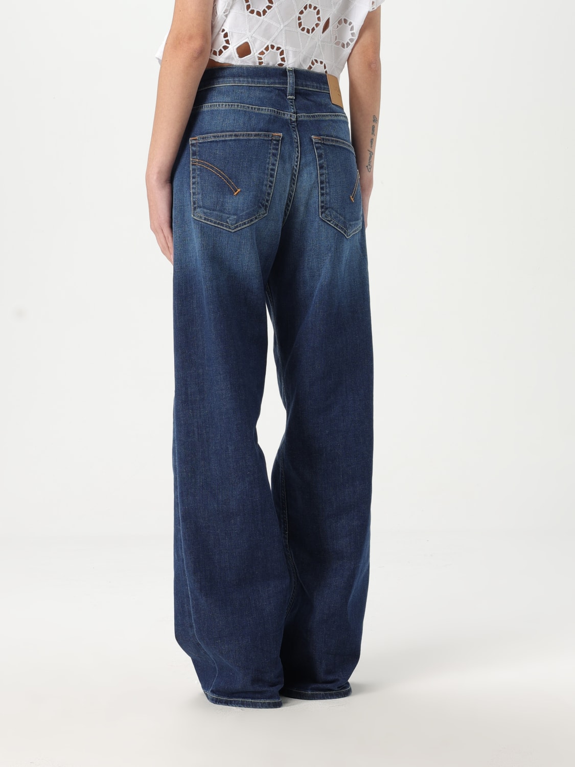 DONDUP VAQUEROS: Vaquero mujer Dondup, Azul Oscuro - Img 2