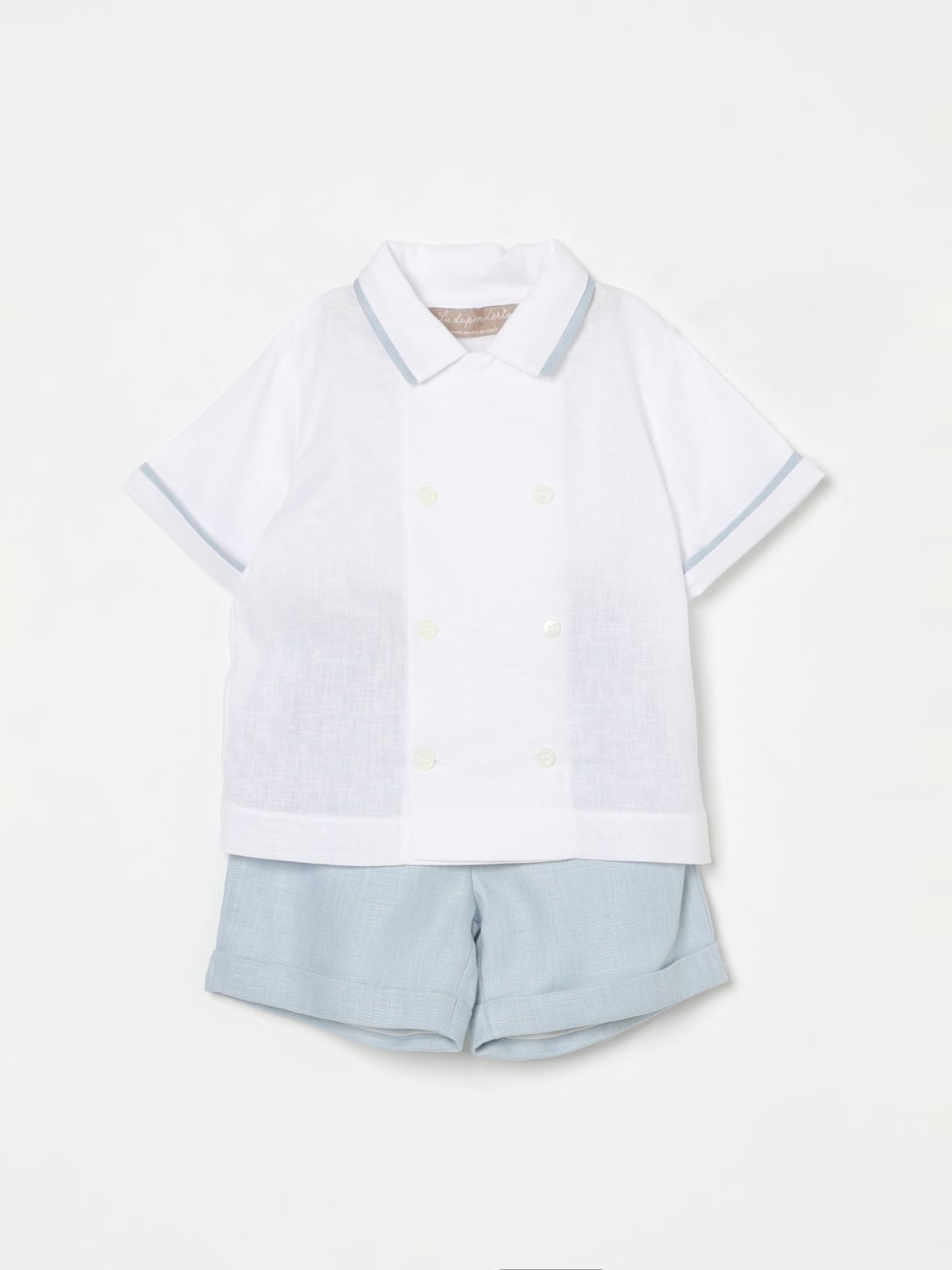 LA STUPENDERIA JUMPSUIT: Romper kids La Stupenderia, Gnawed Blue - Img 1