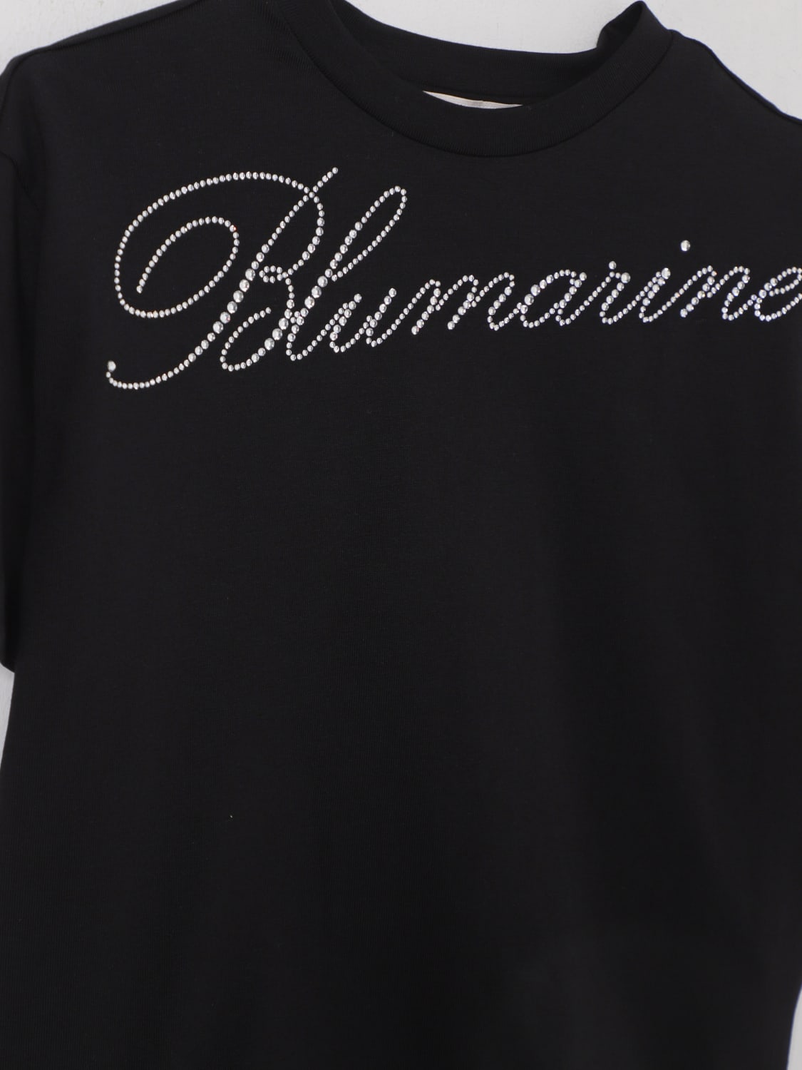 MISS BLUMARINE T-SHIRT: T-shirt kids Miss Blumarine, Black - Img 3