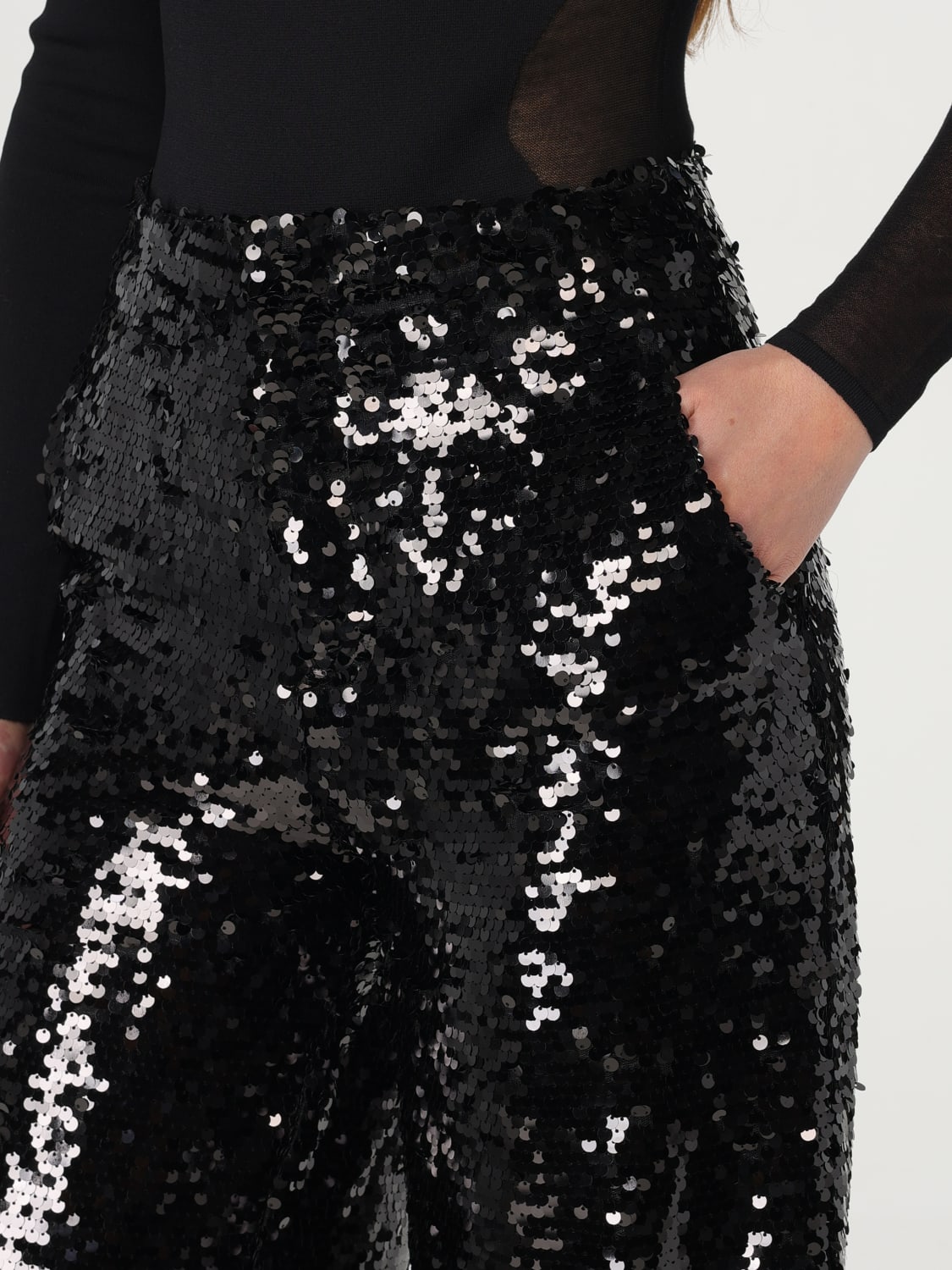 パンツ PHILOSOPHY DI LORENZO SERAFINI Woman Pants Black 03017255 PHILOSOPHY DI LORENZO SERAFINI: Pants woman - Black