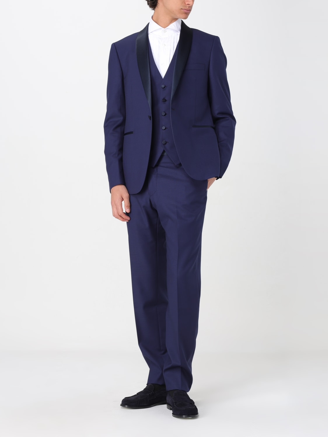 TAGLIATORE COSTUME: Blazer homme Tagliatore, Bleu Marine - Img 2