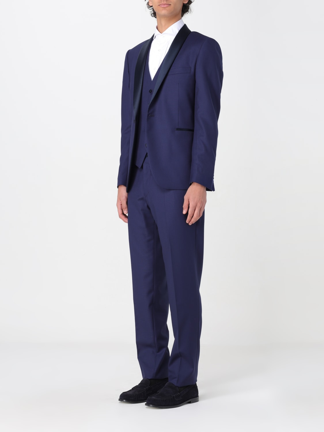 TAGLIATORE COSTUME: Blazer homme Tagliatore, Bleu Marine - Img 4