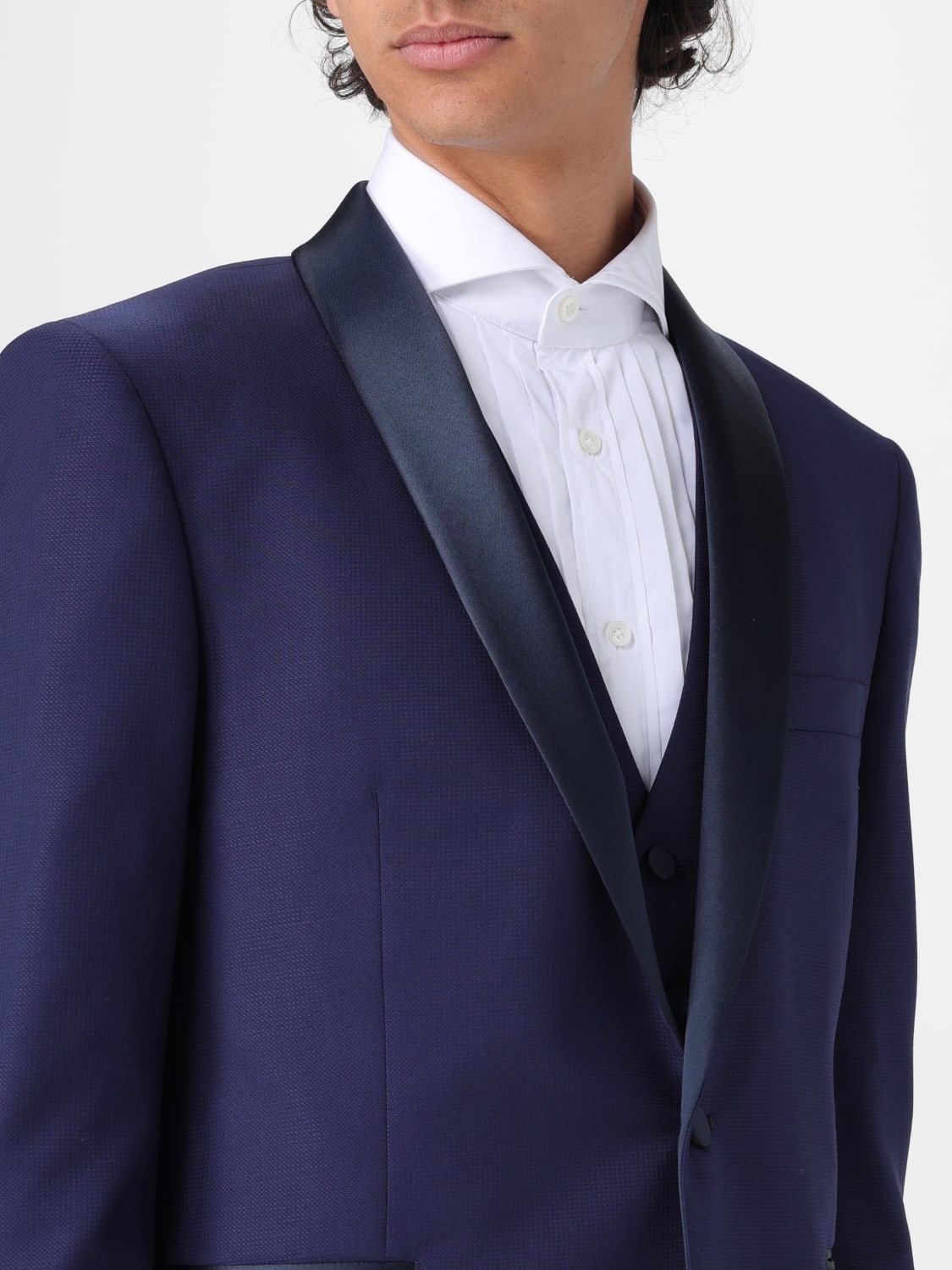 TAGLIATORE COSTUME: Blazer homme Tagliatore, Bleu Marine - Img 5