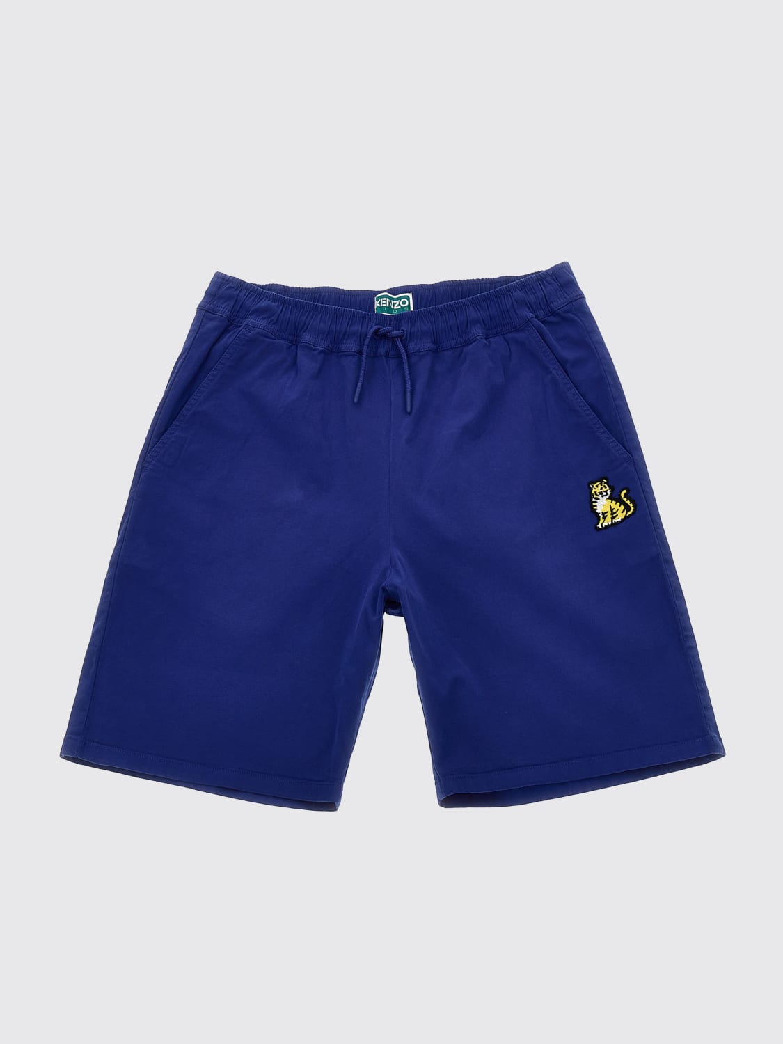 KENZO KIDS PANTALONES CORTOS: Pantalones cortos niños Kenzo Kids, Azul Oscuro - Img 1