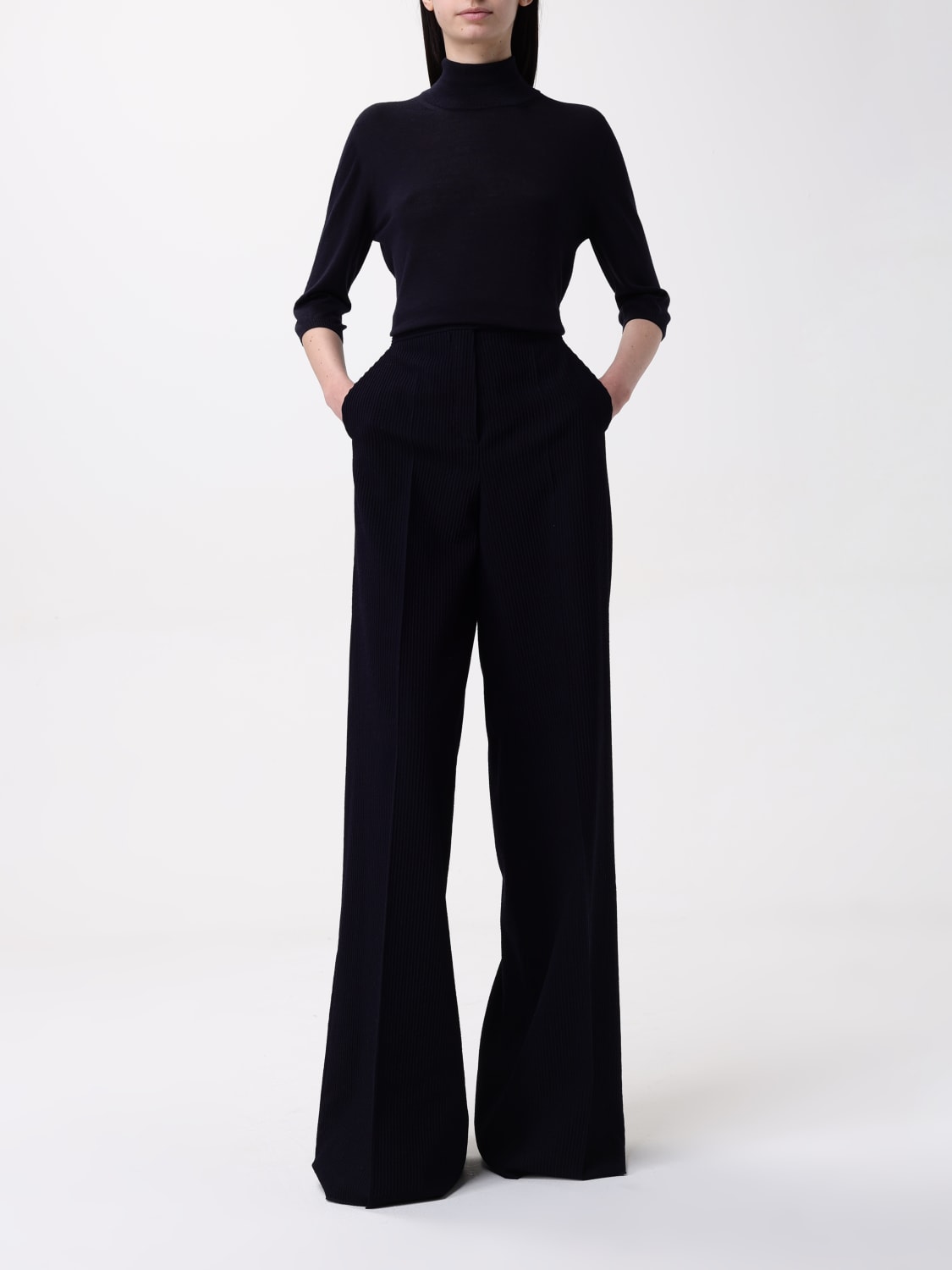 パンツ MAX MARA Woman Pants Blue 2511131071600 001 MAX MARA: Pants woman - Blue | Max Mara pants 2511131071600