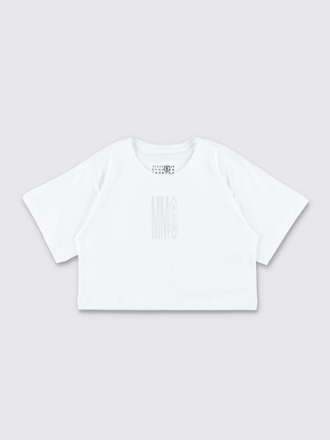 MM6 MAISON MARGIELA T-SHIRT: T-shirt kinder Mm6 Maison Margiela, Weiß - Img 1