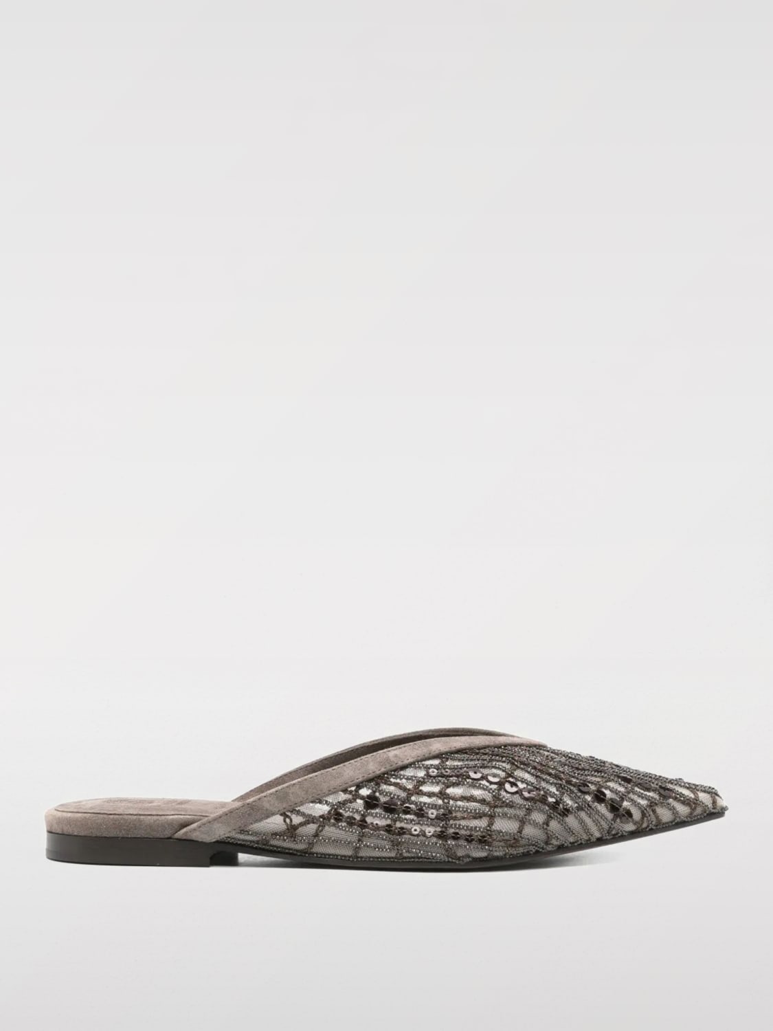 BRUNELLO CUCINELLI SHOES: Shoes woman Brunello Cucinelli, Brown - Img 1