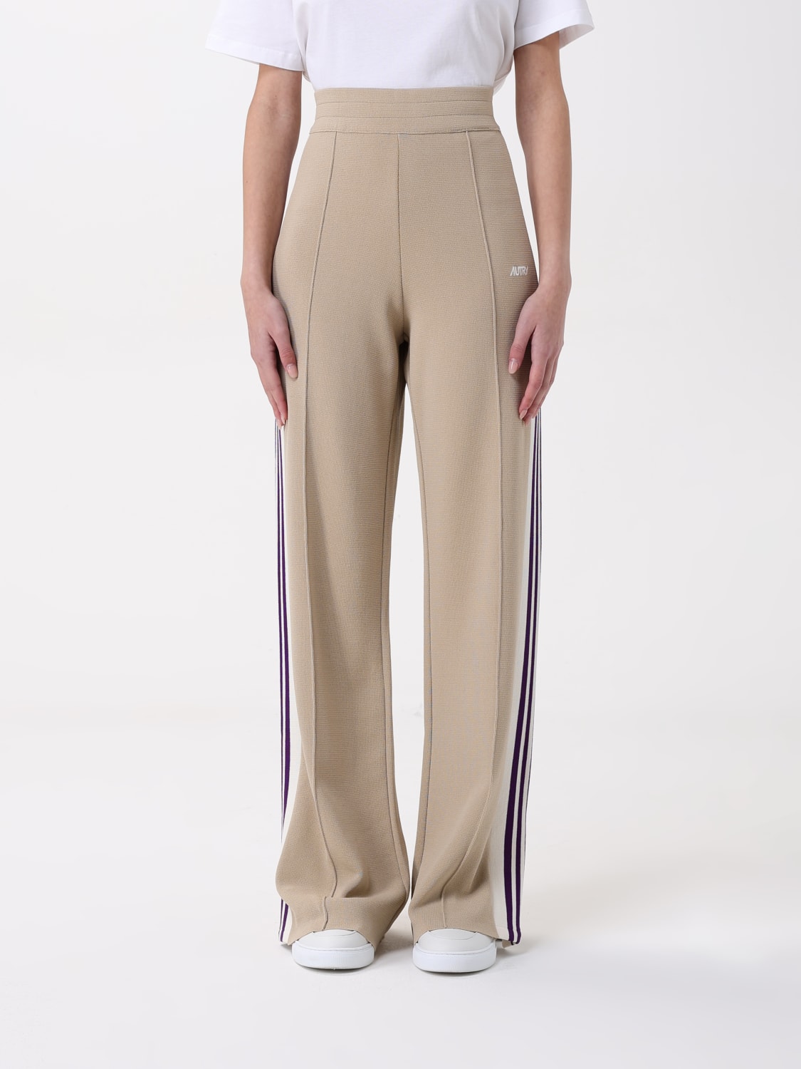 パンツ AUTRY Woman Pants Sand PAPWB8KT AUTRY: Pants woman - Sand | Autry pants PAPWB8KT online at