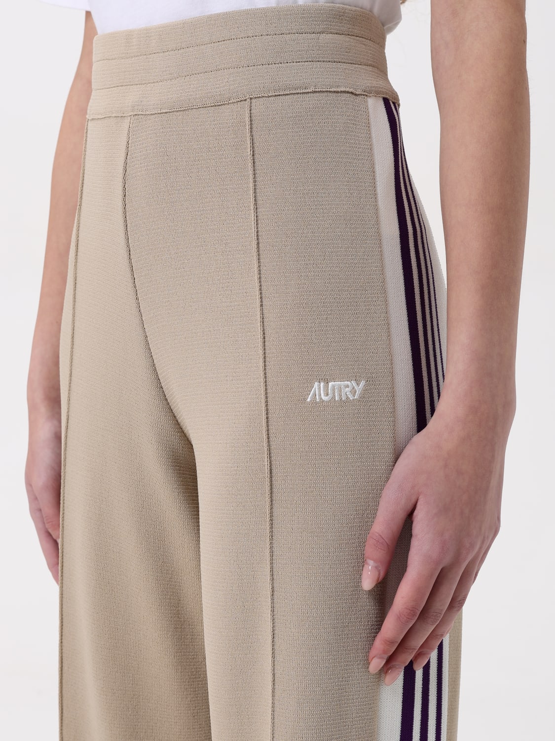 パンツ AUTRY Woman Pants Sand PAPWB8KT AUTRY: Pants woman - Sand | Autry pants PAPWB8KT online at
