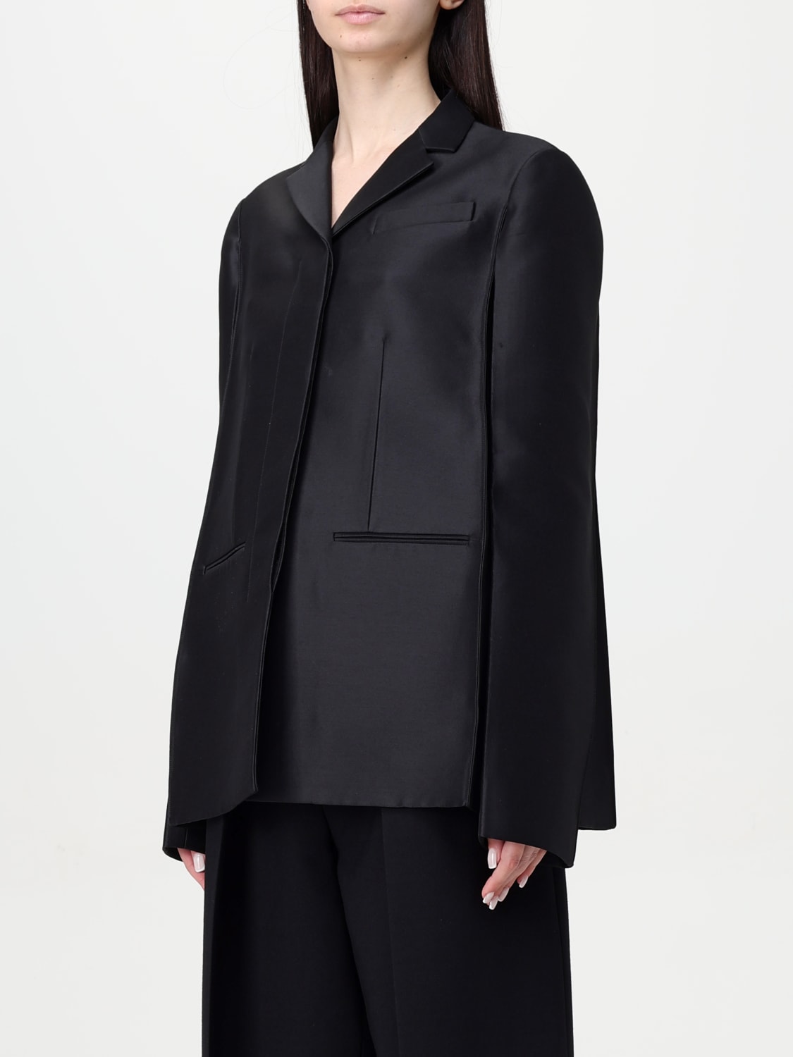スーツ KHAITE Women Suit Jackets 6156574 W574 200 BLACK KHAITE: Jacket woman - Black | Khaite blazer 6156574W574