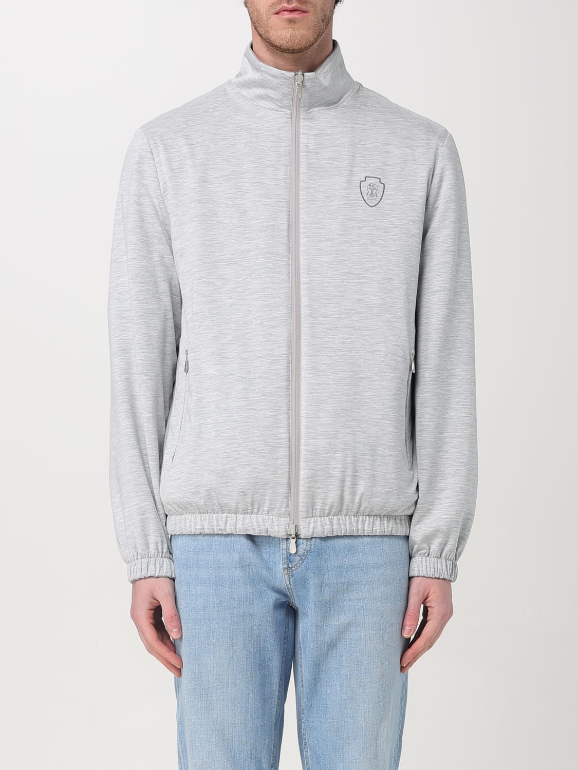 BRUNELLO CUCINELLI: Jacket men - Pearl | Brunello Cucinelli