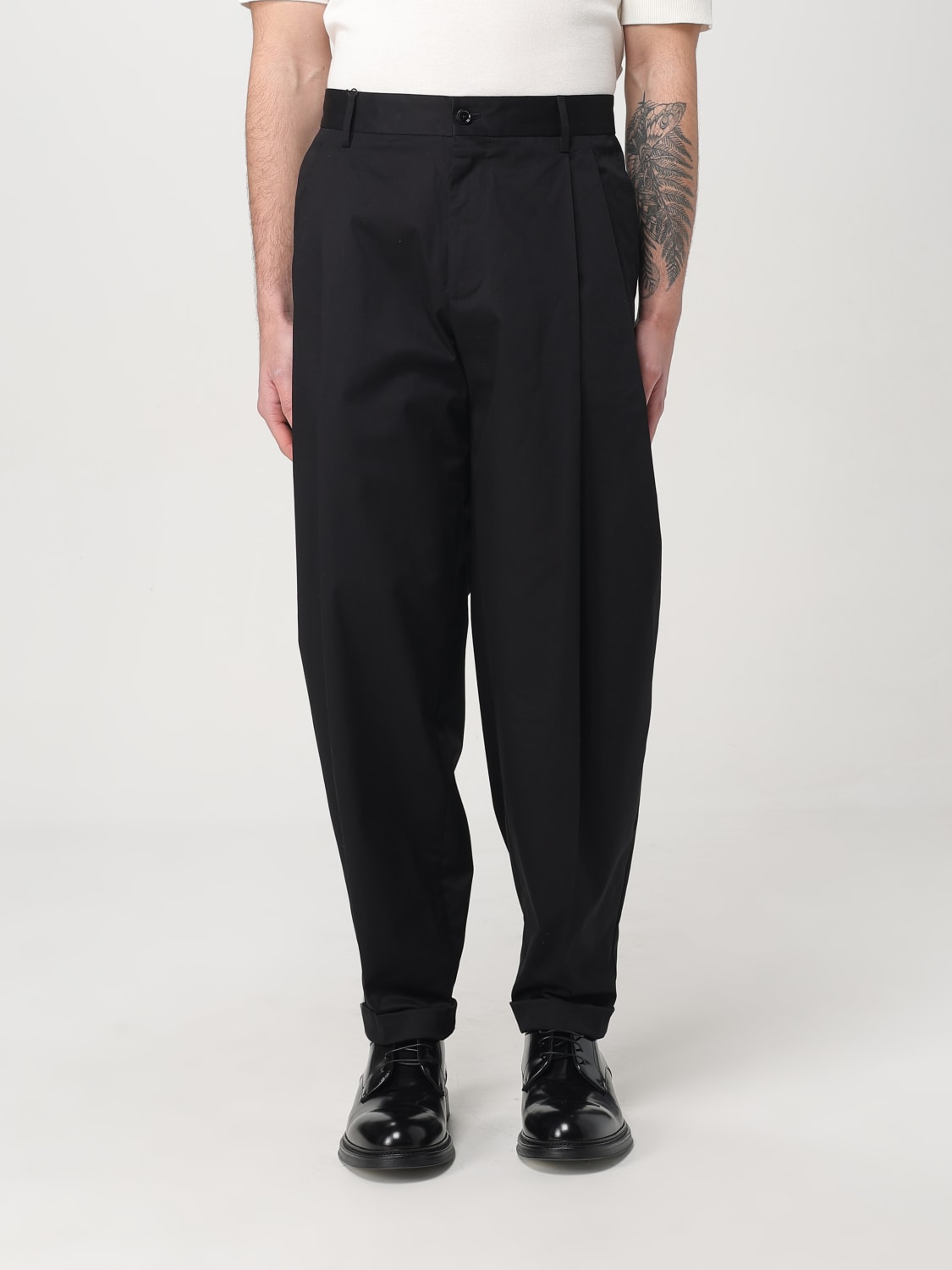 DOLCE & GABBANA PANTALON: Pantalon homme Dolce & Gabbana, Noir - Img 1