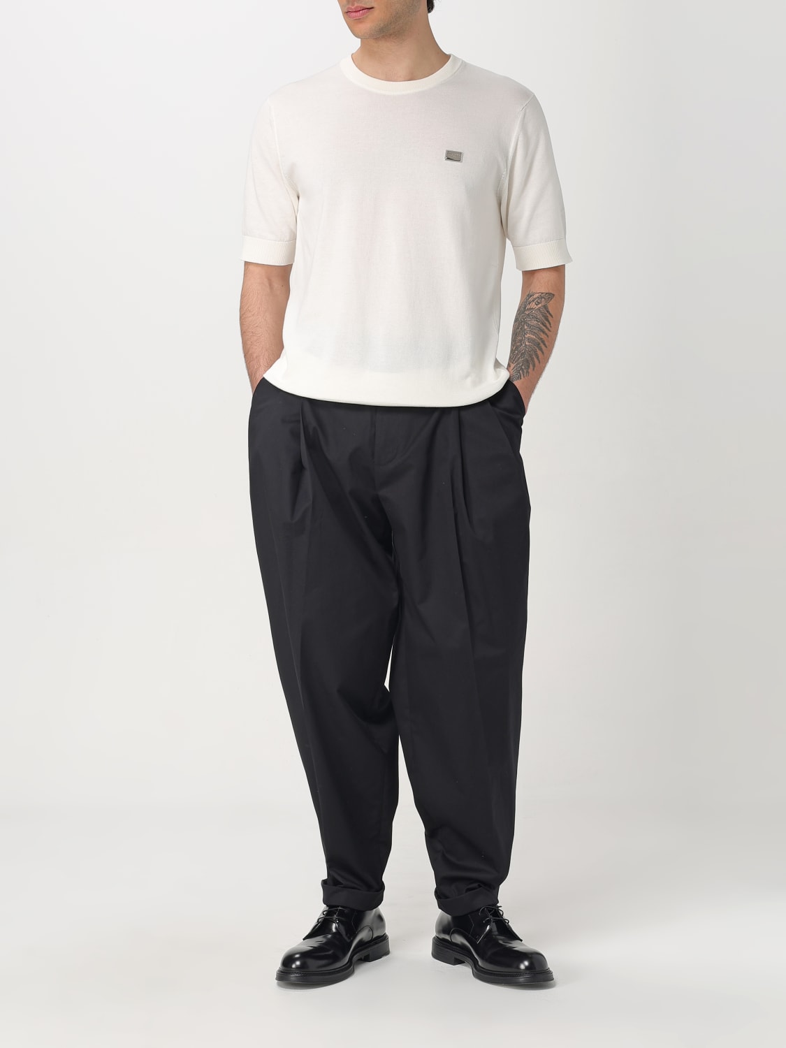 DOLCE & GABBANA PANTALON: Pantalon homme Dolce & Gabbana, Noir - Img 2