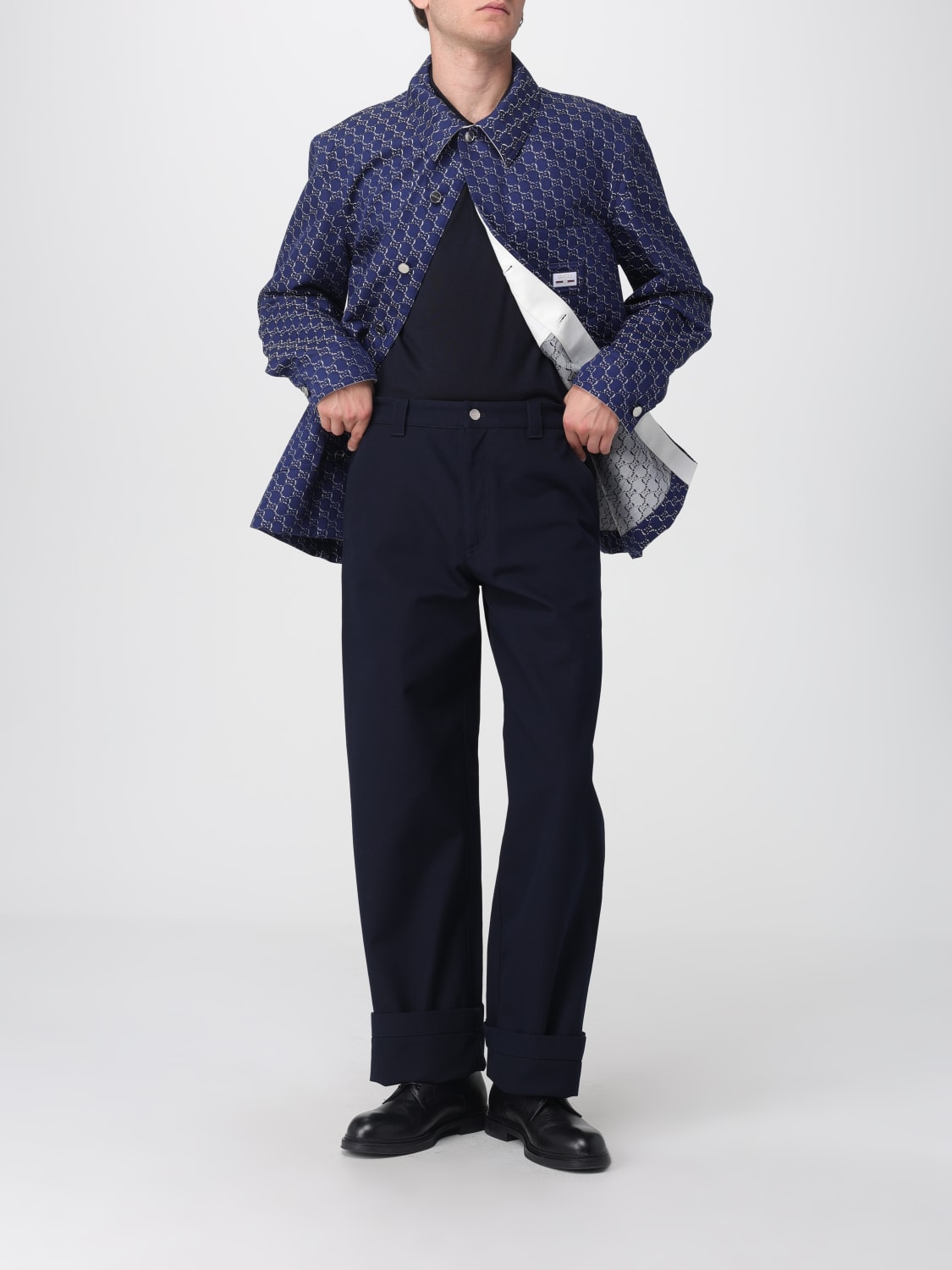 GUCCI JACKET: Jacket men Gucci, Blue - Img 2