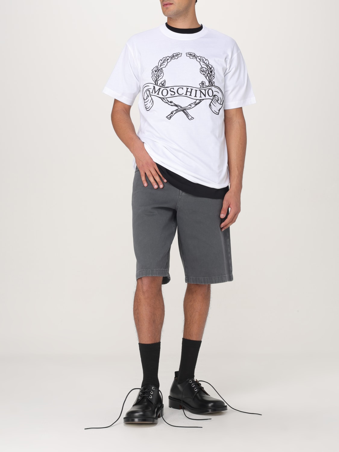 MOSCHINO COUTURE T-SHIRT: T-shirt men Moschino Couture, White - Img 2