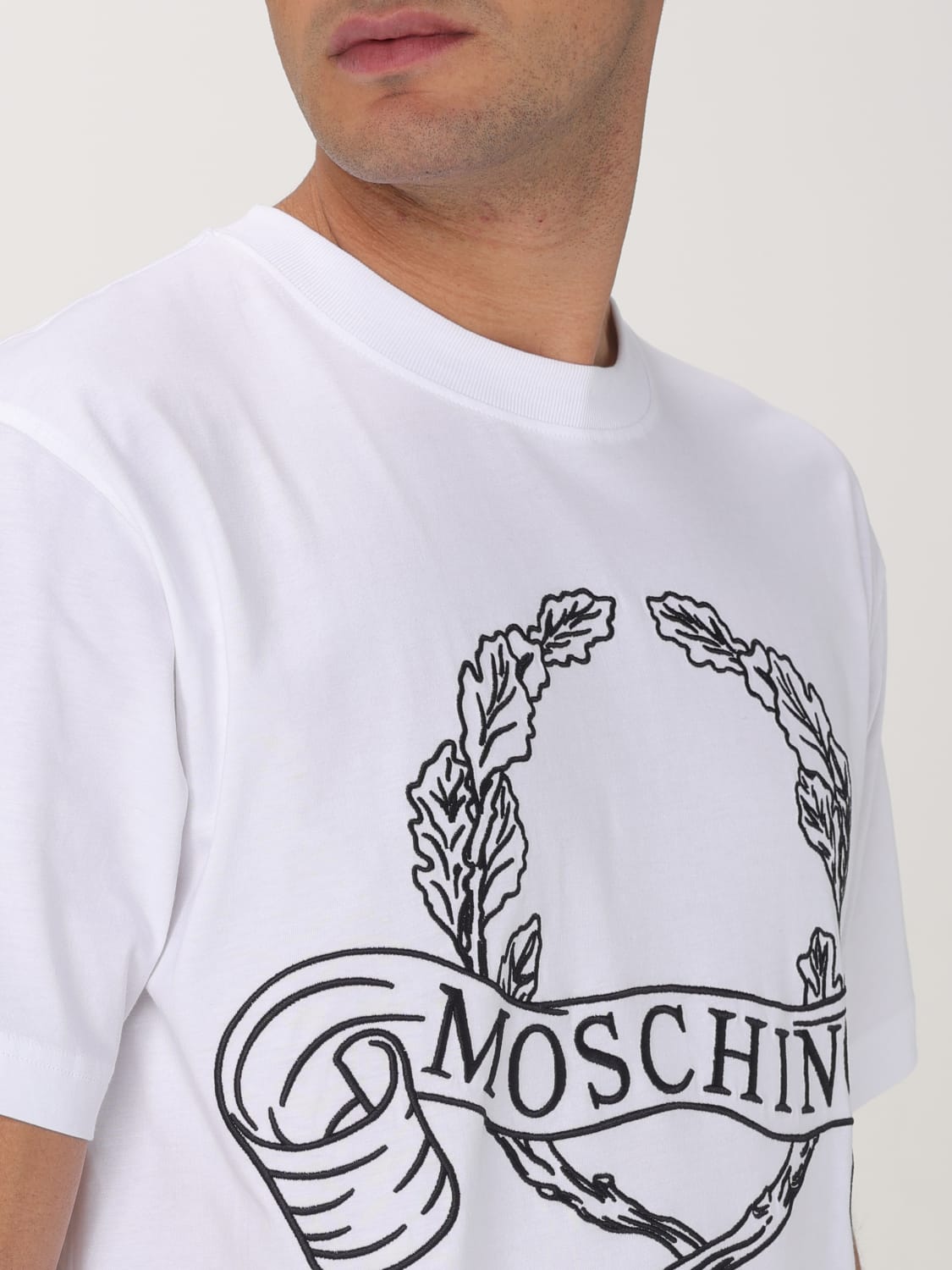 MOSCHINO COUTURE T-SHIRT: T-shirt men Moschino Couture, White - Img 5