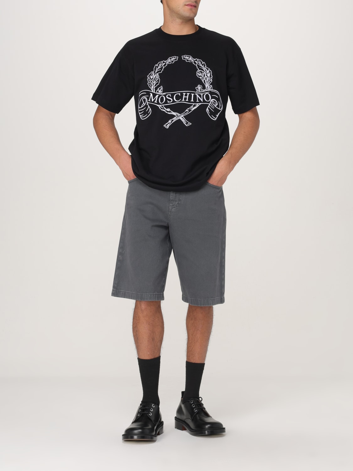 MOSCHINO COUTURE CAMISETA: Camiseta hombre Moschino Couture, Negro - Img 2