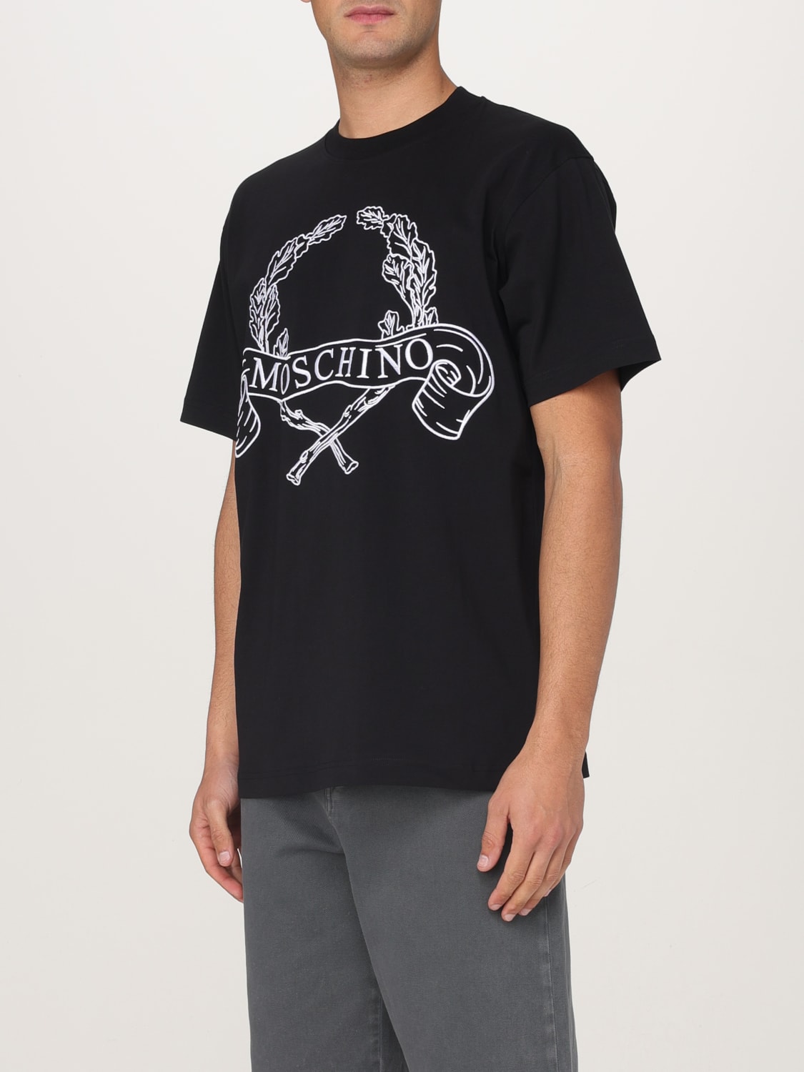 MOSCHINO COUTURE CAMISETA: Camiseta hombre Moschino Couture, Negro - Img 4