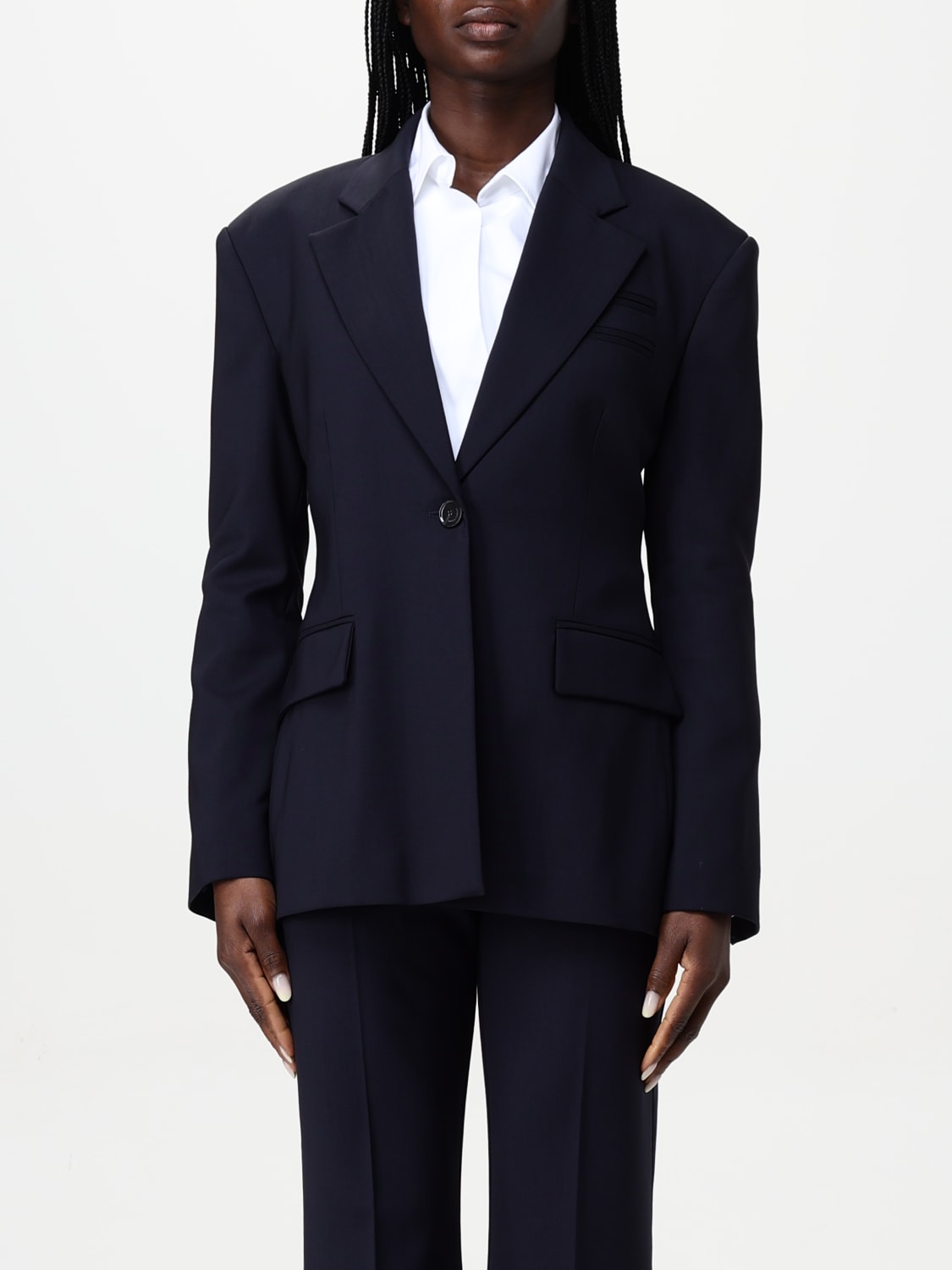 アウターその他 LIVIANA CONTI Woman Blazer Blue F5SN80 n08-0 LIVIANA CONTI: Jacket woman - Blue | Liviana Conti blazer