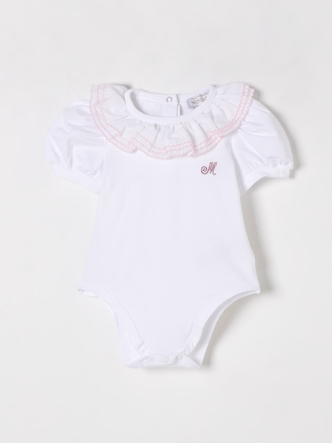 MONNALISA BODYSUIT: Bodysuit kids Monnalisa, White - Img 1