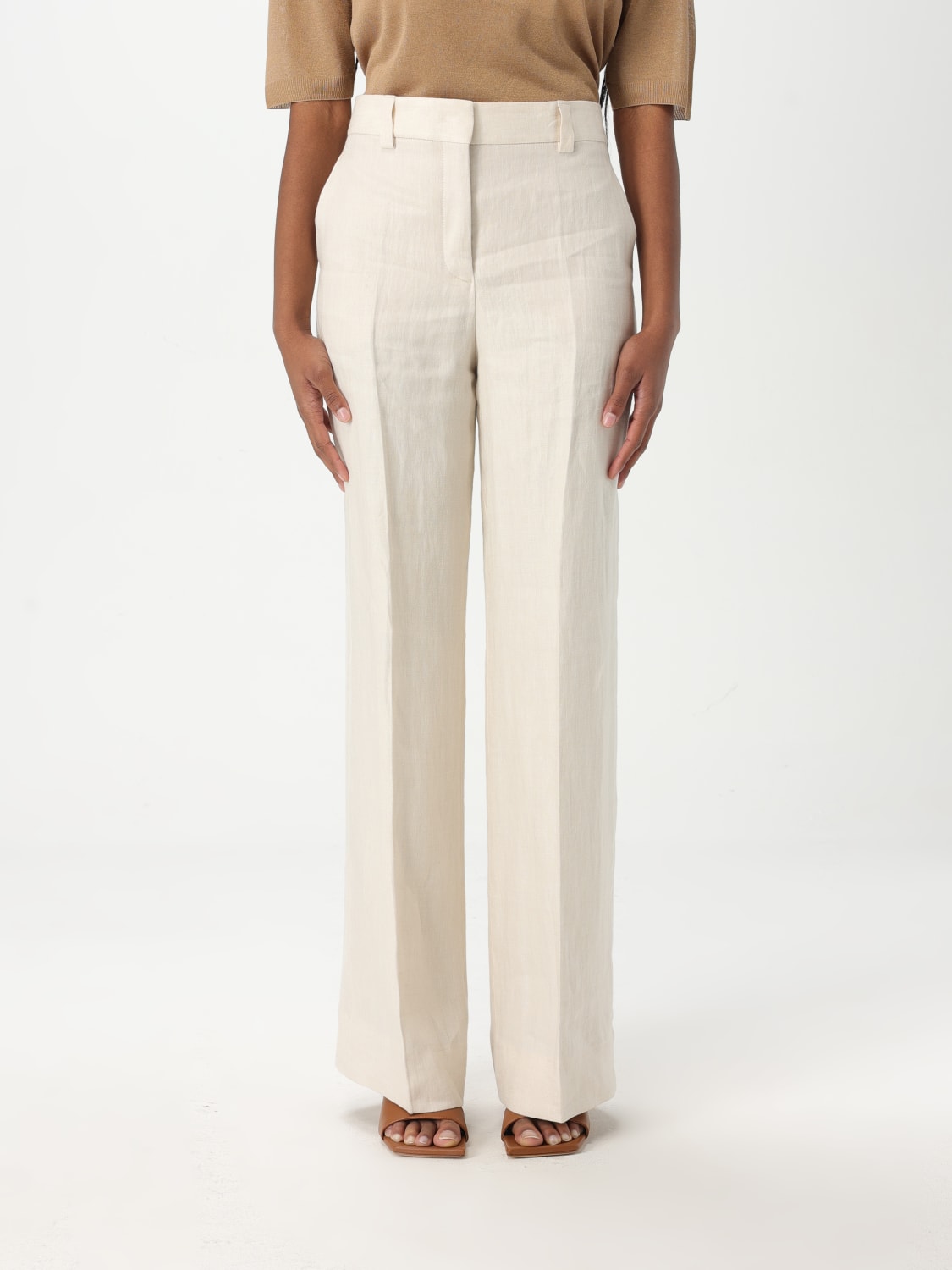 SLOWEAR PANTS: Pants woman Slowear, Yellow Cream - Img 1