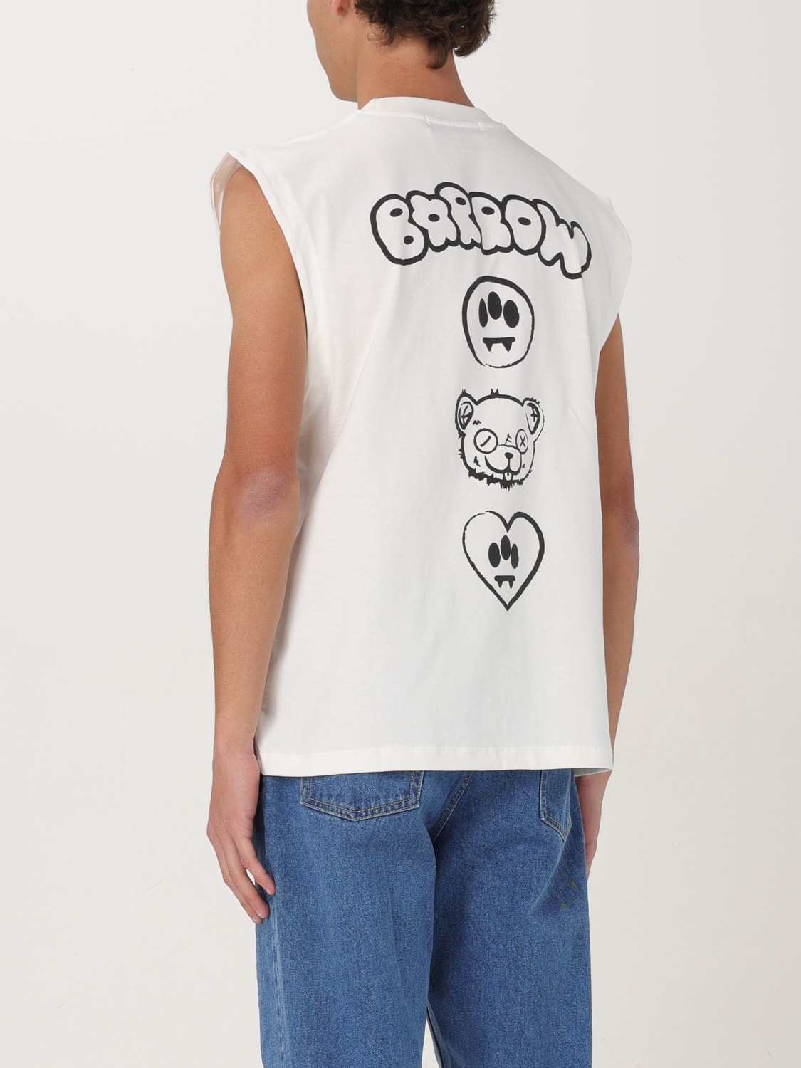 BARROW T-SHIRT: Tank top men Barrow, White - Img 2
