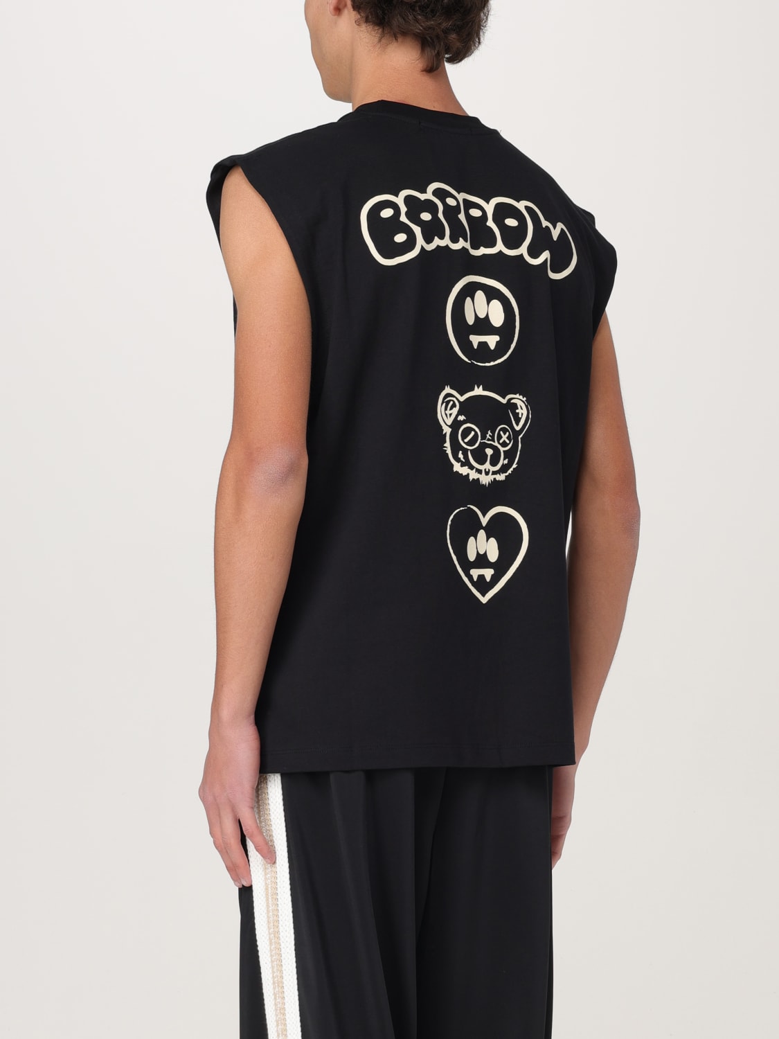Tシャツ・カットソー BARROW Men T Shirts S5BWUATH152110 Black BARROW: T-shirt men - Black | Barrow t-shirt S5BWUATH159