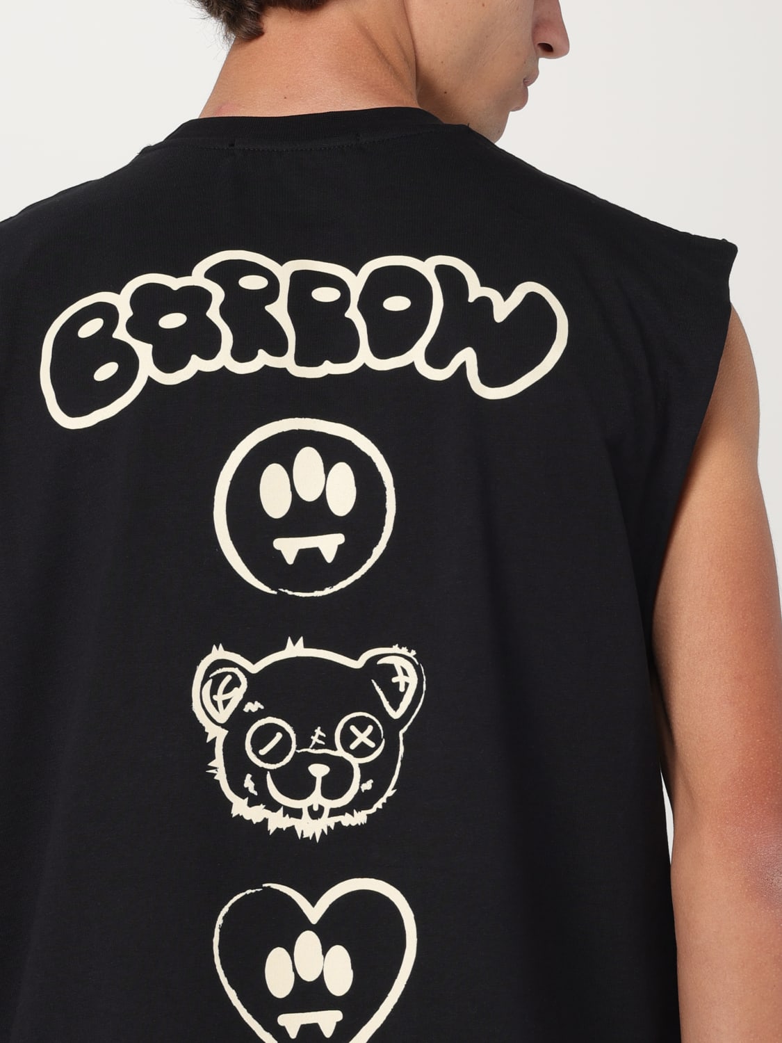 BARROW: Tank top men - Black | Barrow t-shirt S5BWUATH160
