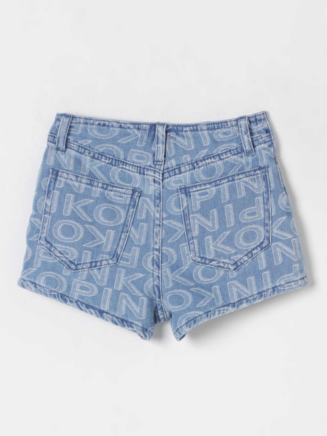 PINKO SHORTS: Short kids Pinko, Denim - Img 2
