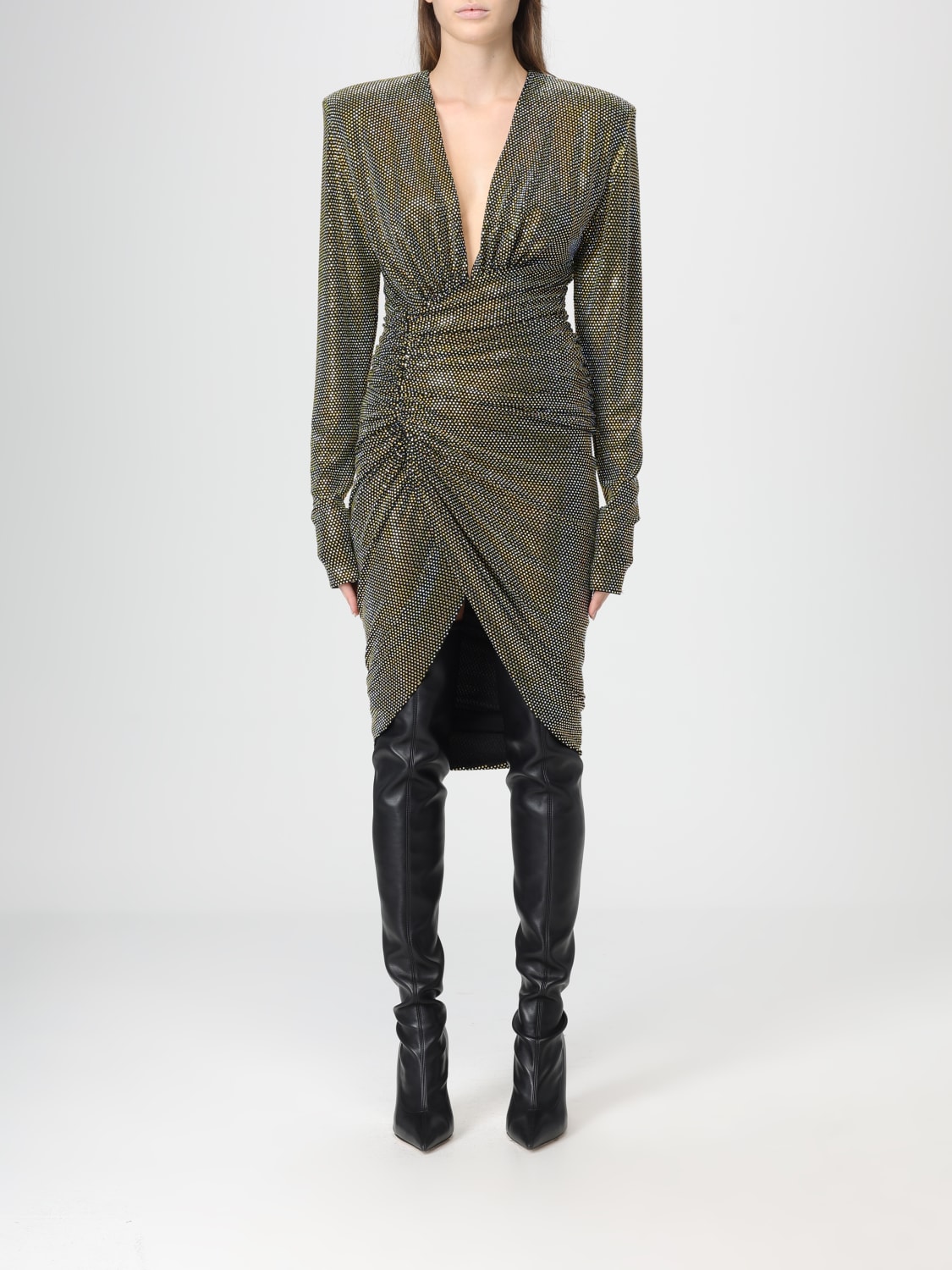 ALEXANDRE VAUTHIER KLEID: Kleider damen Alexandre Vauthier, Gelb - Img 1