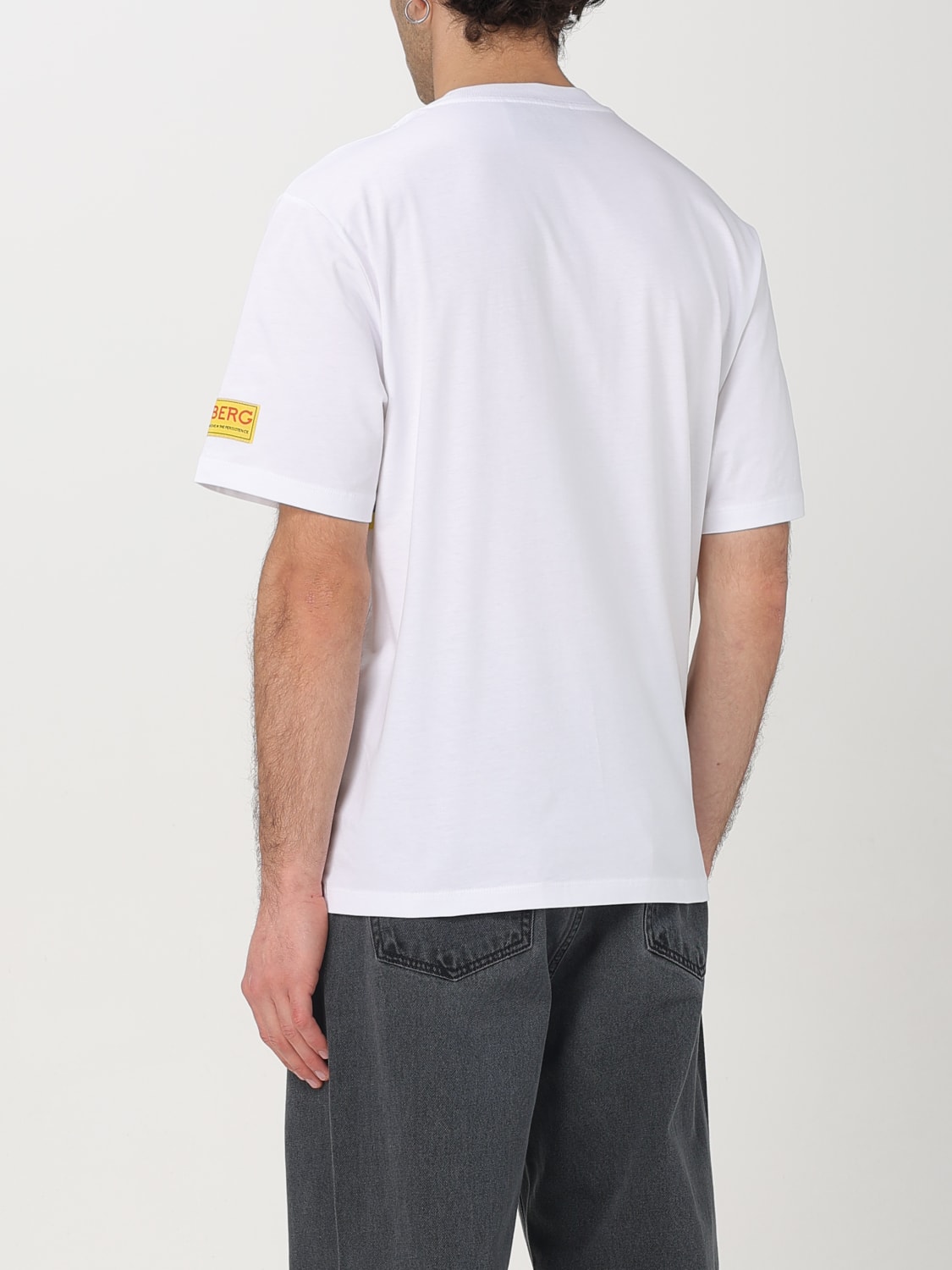 Tシャツ・カットソー ICEBERG Men T-shirt White F0706327 1101 ICEBERG: T-shirt men - White | Iceberg t-shirt F0706327