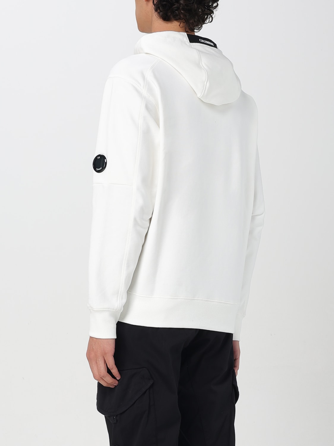 C.P. COMPANY SWEATSHIRT: Sweater men C.P. Company, White - Img 3
