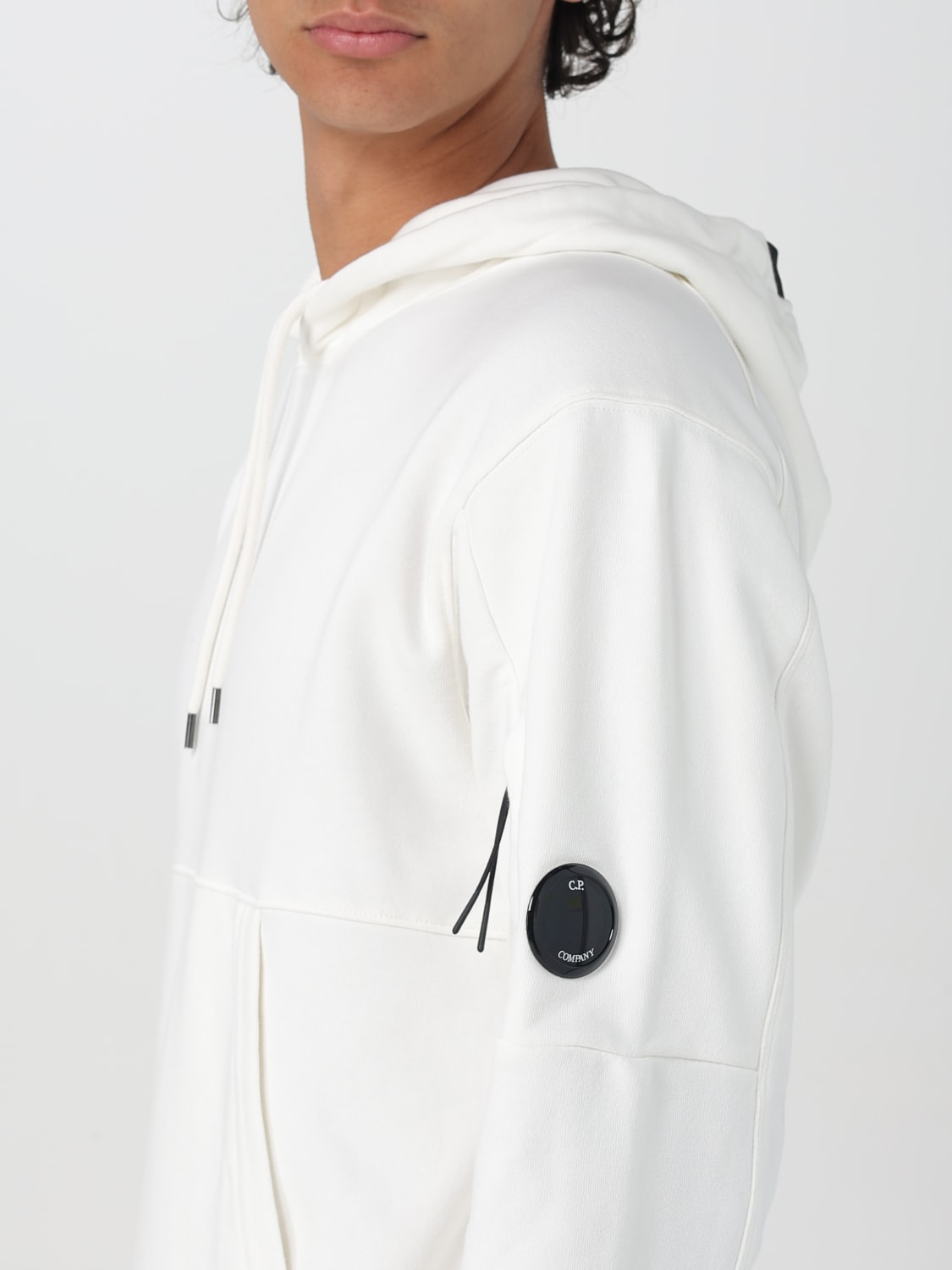 C.P. COMPANY SWEATSHIRT: Sweater men C.P. Company, White - Img 4