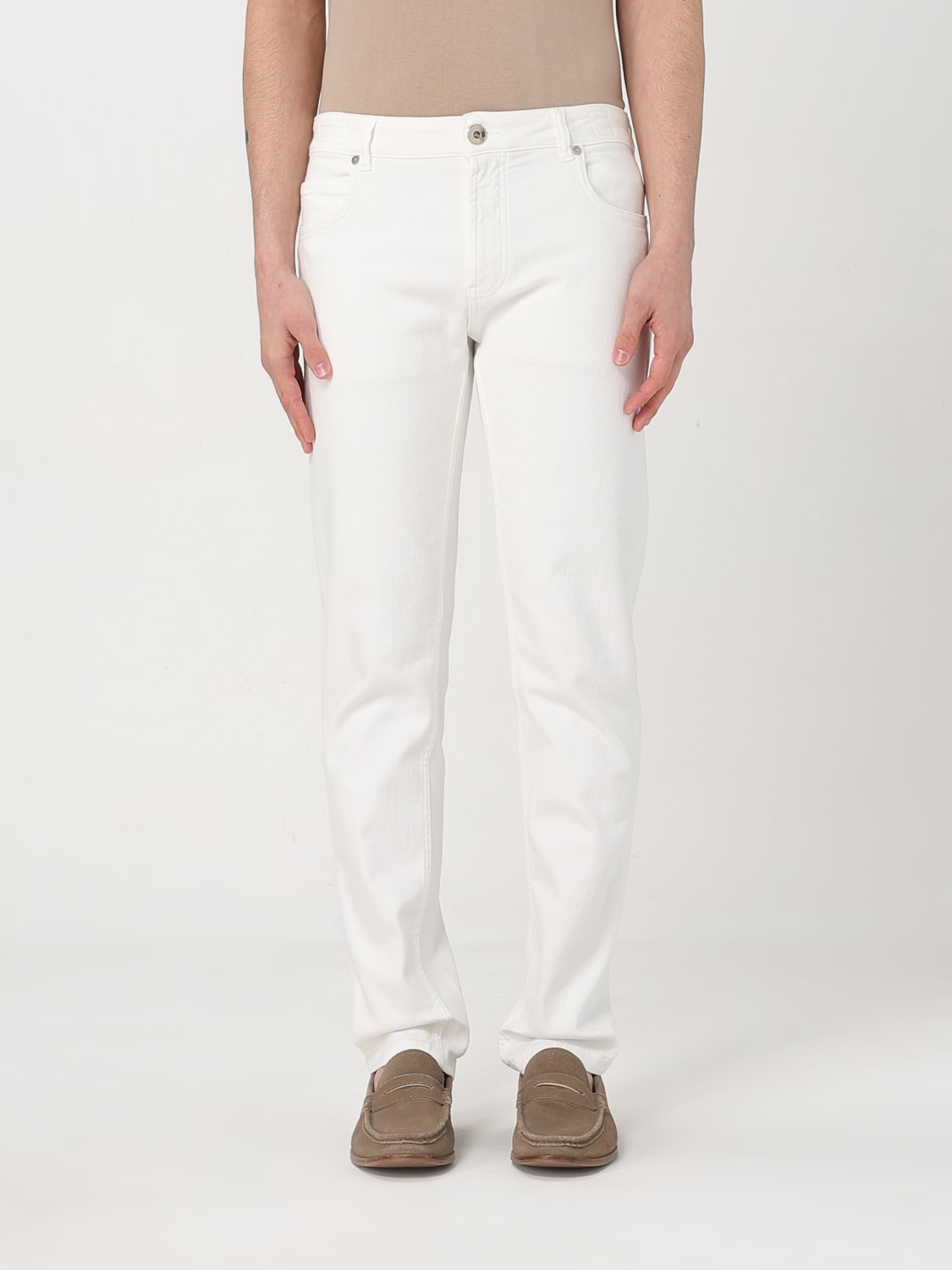 ELEVENTY JEANS: Jeans men Eleventy, White - Img 1