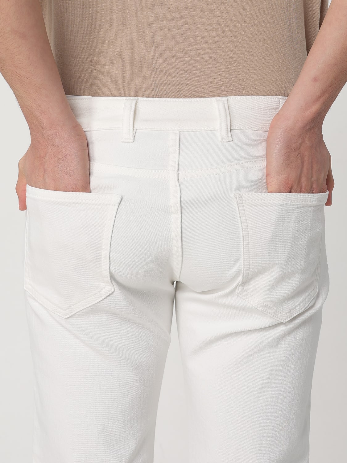ELEVENTY JEANS: Jeans men Eleventy, White - Img 3