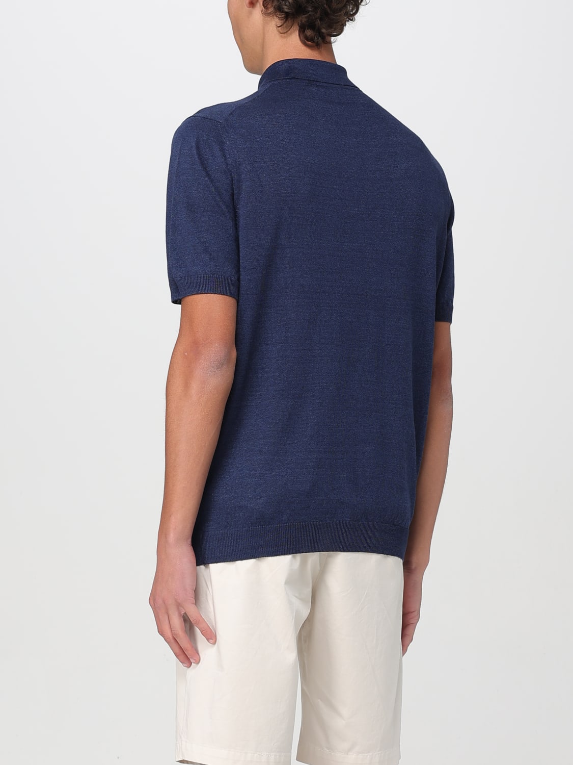 FAY 폴로 셔츠: 스웨터 남성 Fay, 블루 - Img 2