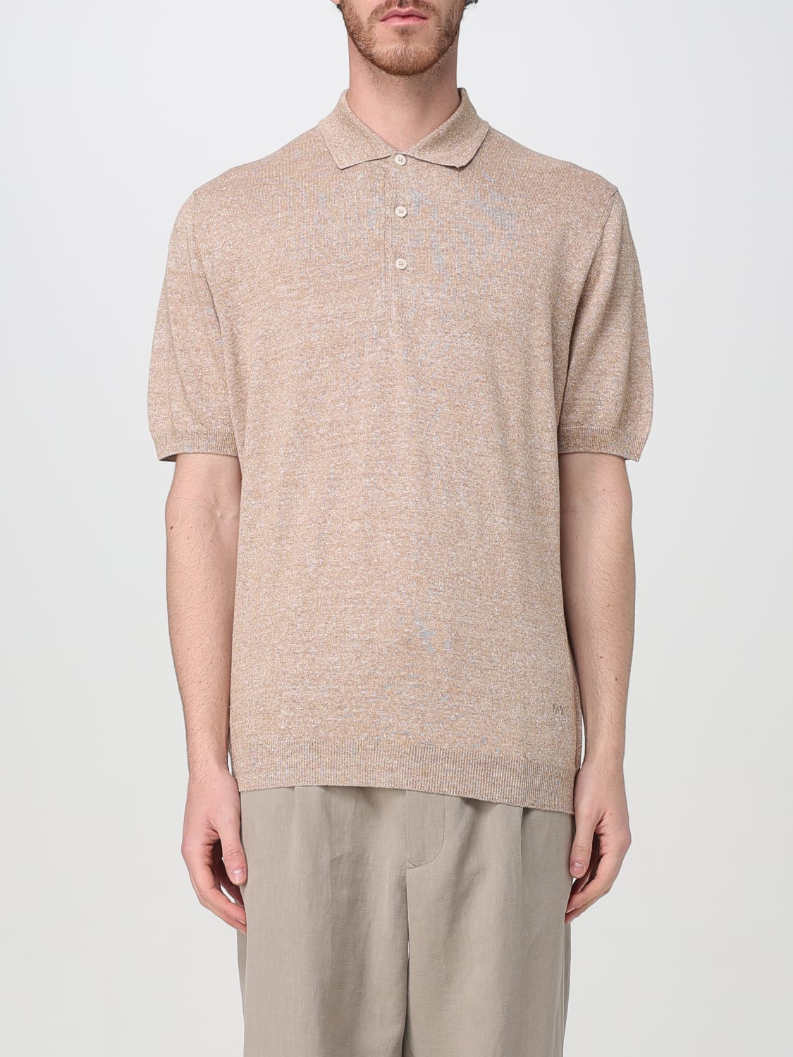 FAY POLO SHIRT: Sweater men Fay, Beige - Img 1