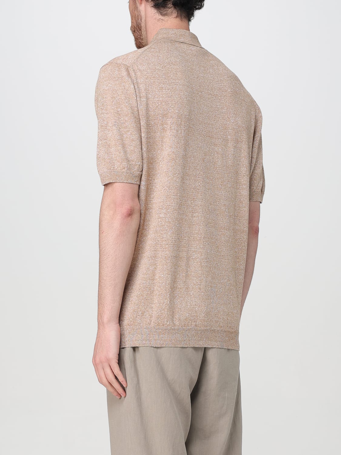 FAY POLO SHIRT: Sweater men Fay, Beige - Img 2