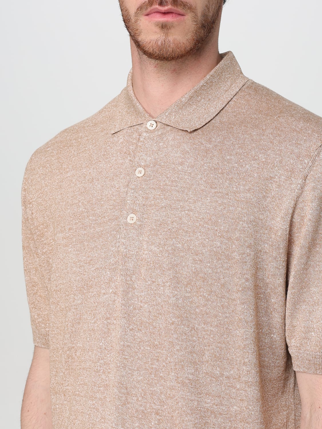 FAY POLO SHIRT: Sweater men Fay, Beige - Img 3