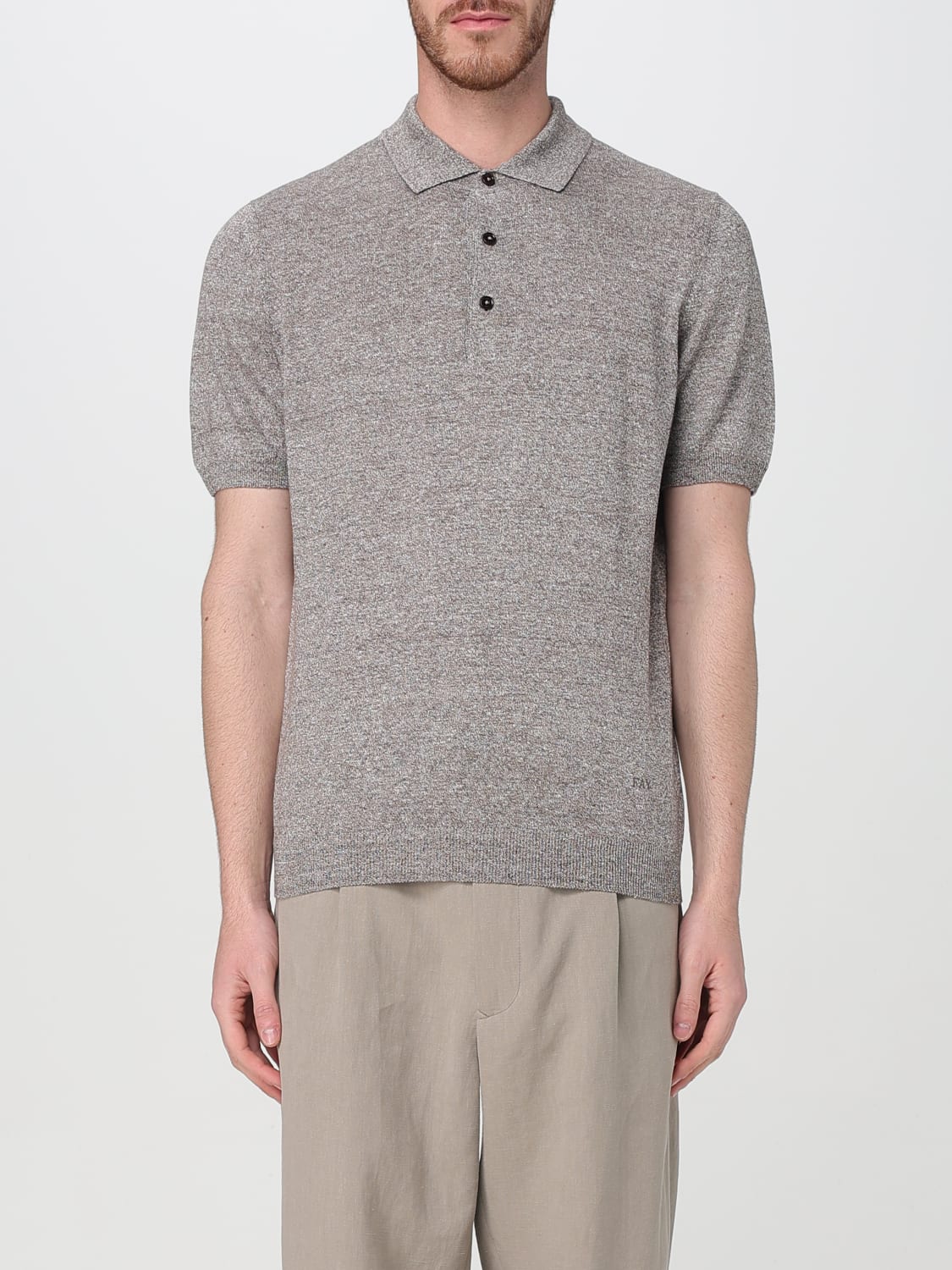 FAY POLO: Jersey hombre Fay, Marrón - Img 1