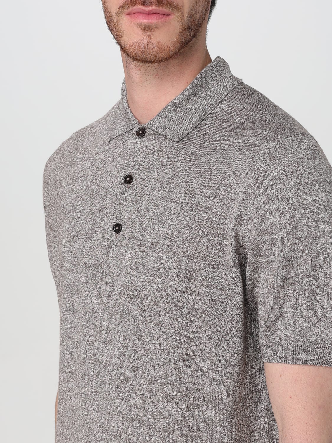 FAY POLO: Jersey hombre Fay, Marrón - Img 3