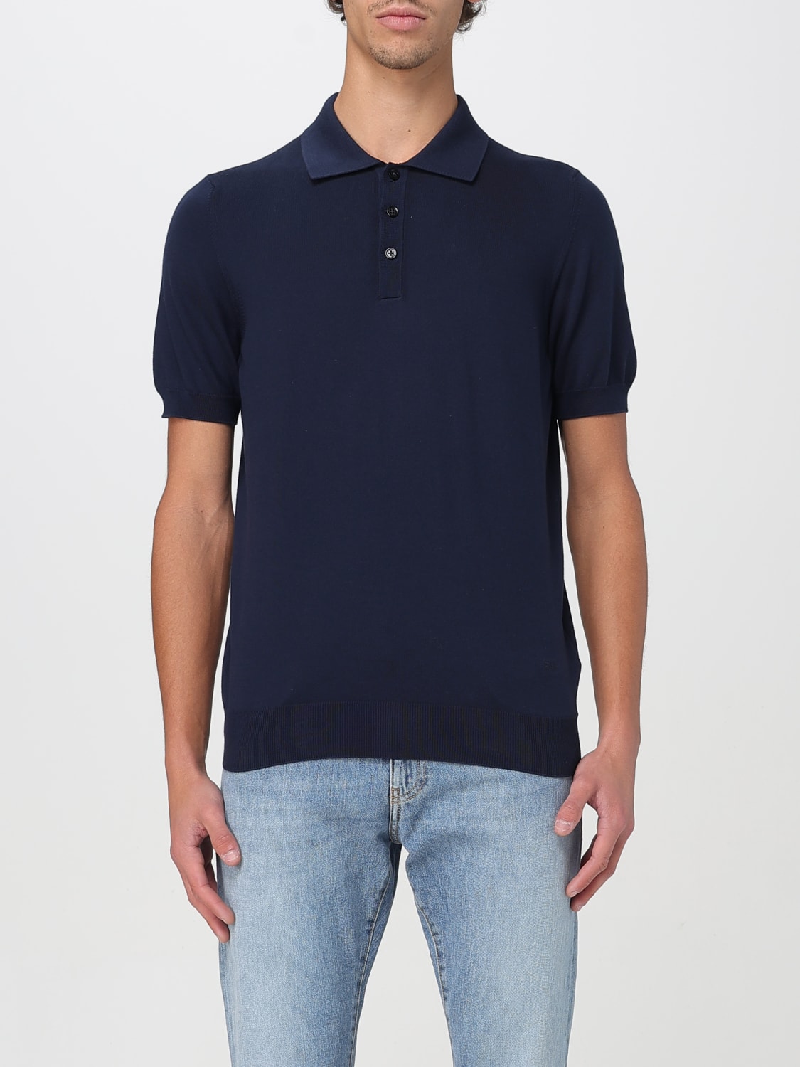 FAY POLO: Pullover herren Fay, Blau - Img 1