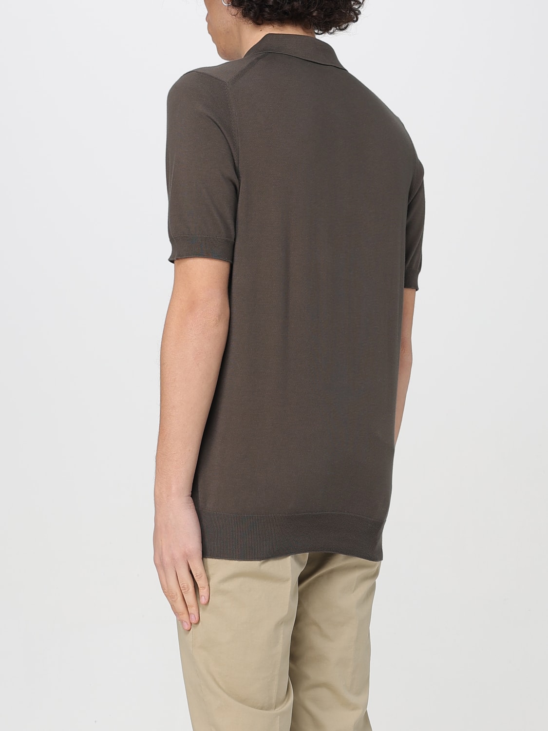 FAY POLO: Pull homme Fay, Marron - Img 2