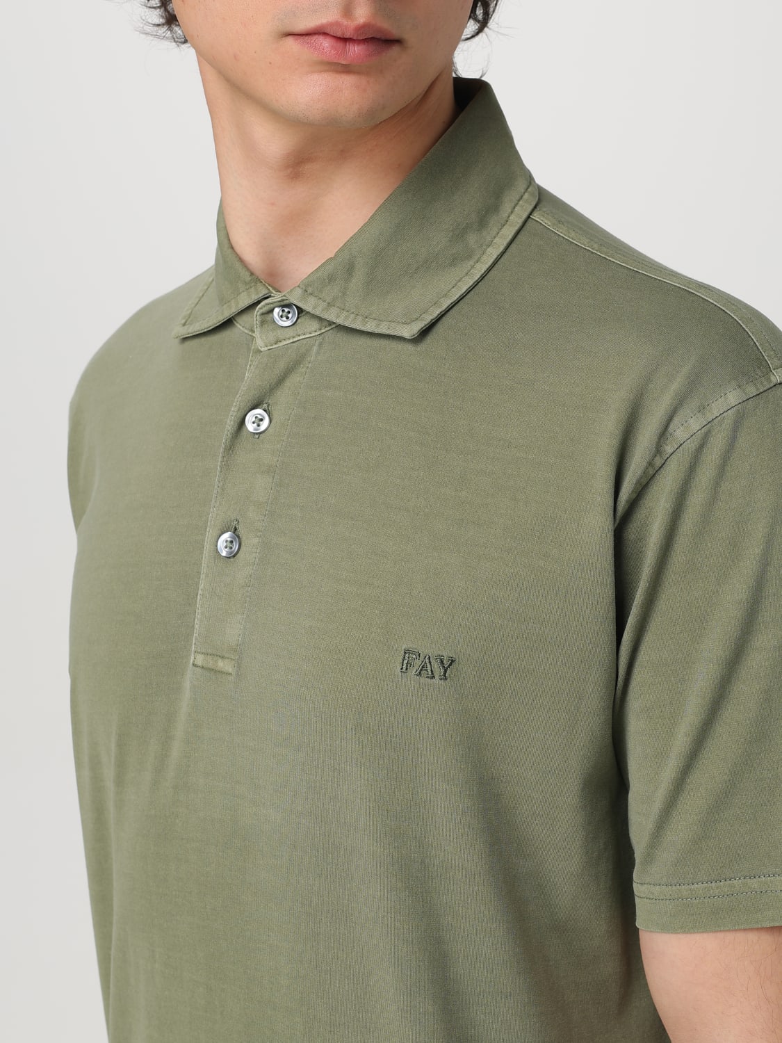 FAY POLO: Polo homme Fay, Vert Militaire - Img 3