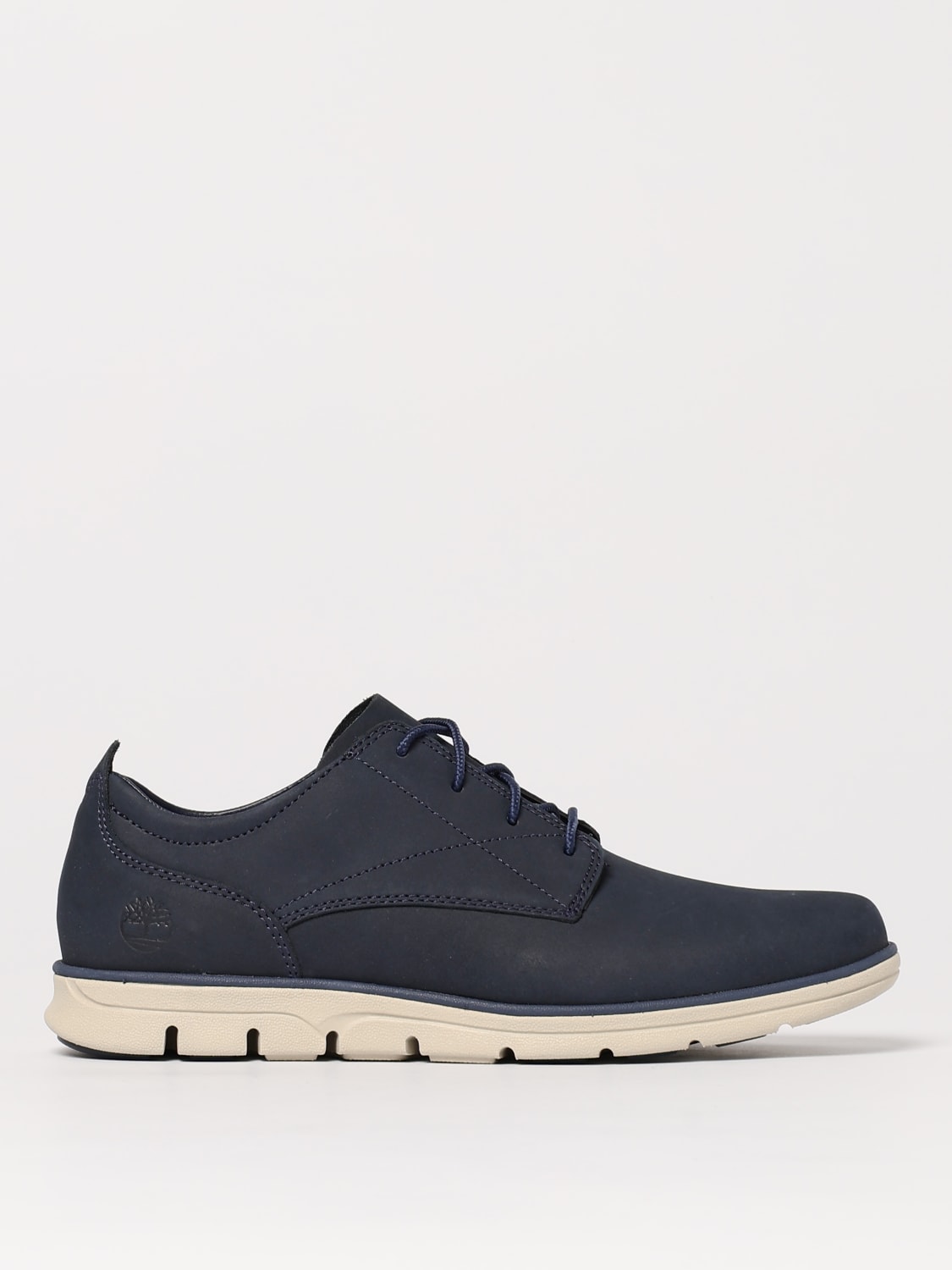 TIMBERLAND SNEAKERS: Sneakers Bradstreet Timberland in nabuk , Blue - Img 1